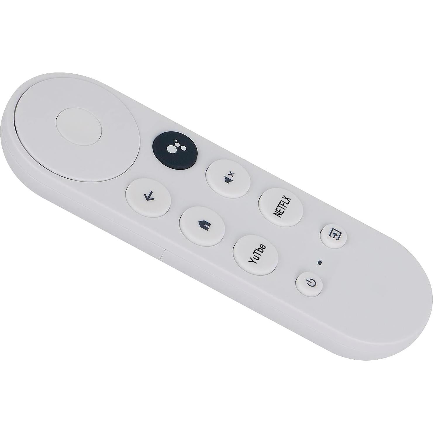 Control Remoto de Voz Reemplazo Google Chromecast 4K Nieve