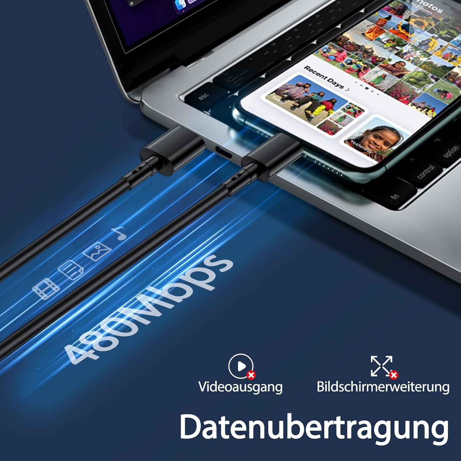 Cable Micro USB SCOVEE 3m para PS4 y Xbox One - 2 Paquetes