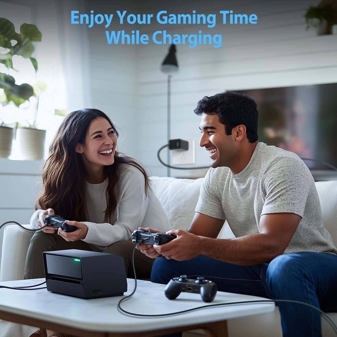 Cable Micro USB SCOVEE 3m para PS4 y Xbox One - 2 Paquetes