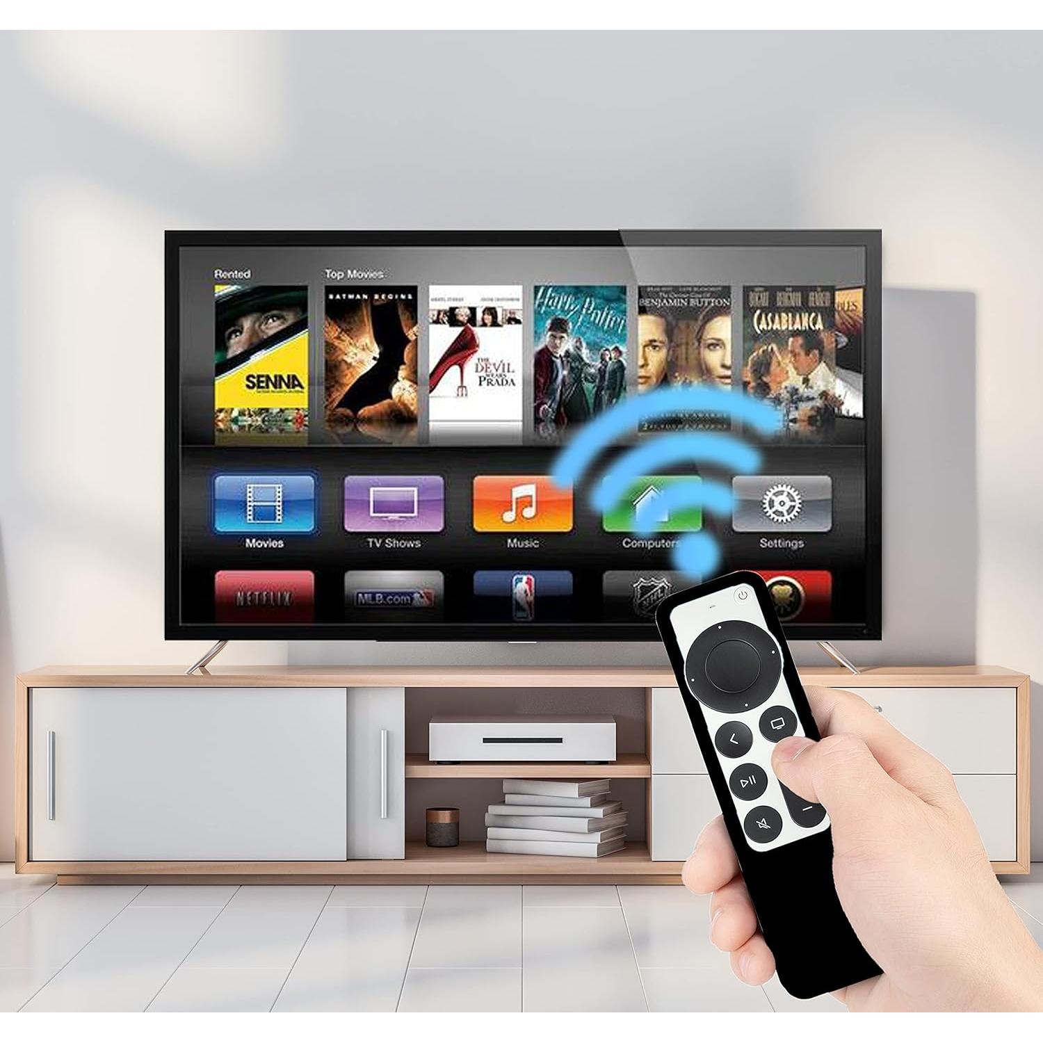 Funda de Silicona para Control Remoto Apple TV 4K - Negro