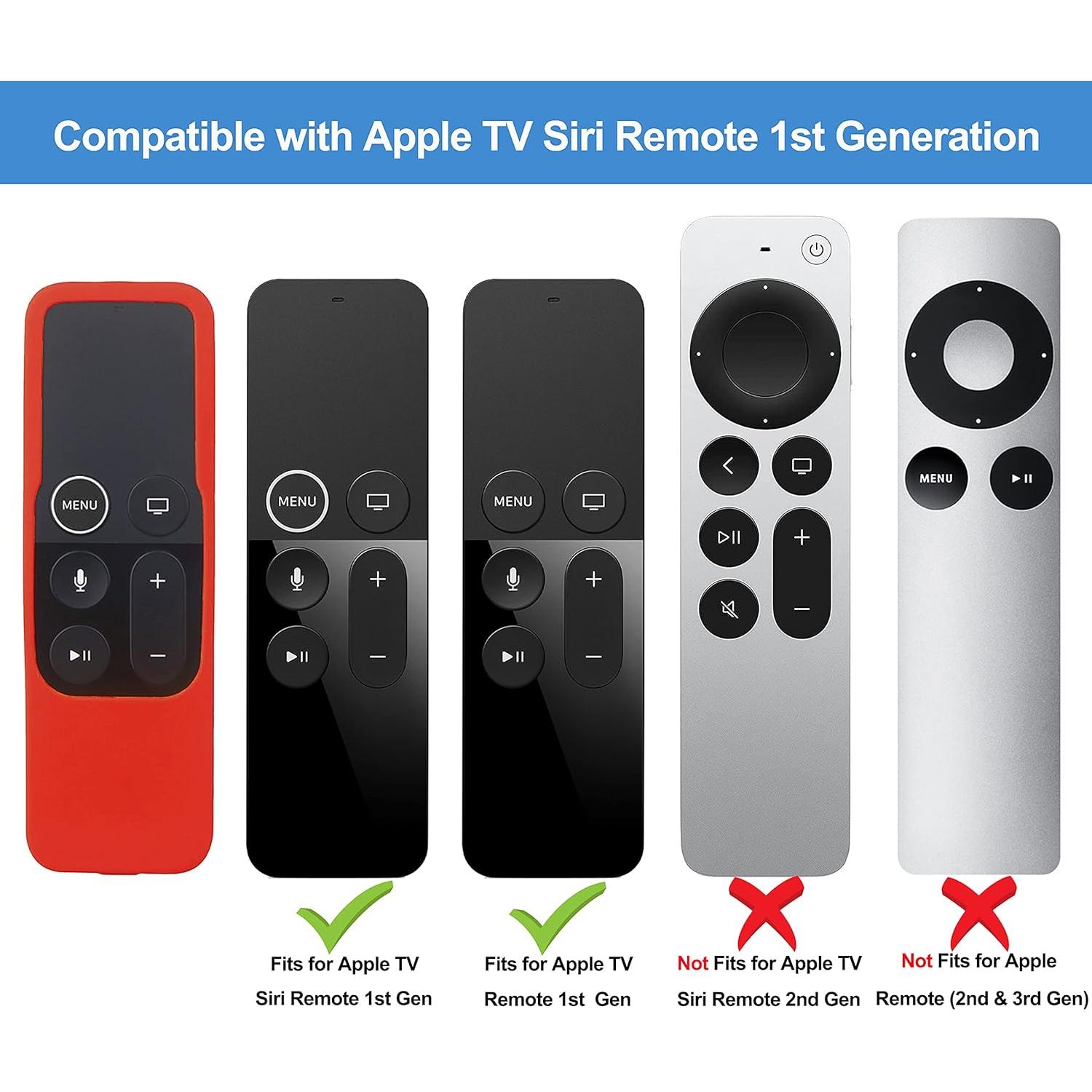 Funda de Silicona Rojo para Control Remoto Apple TV 4K/HD