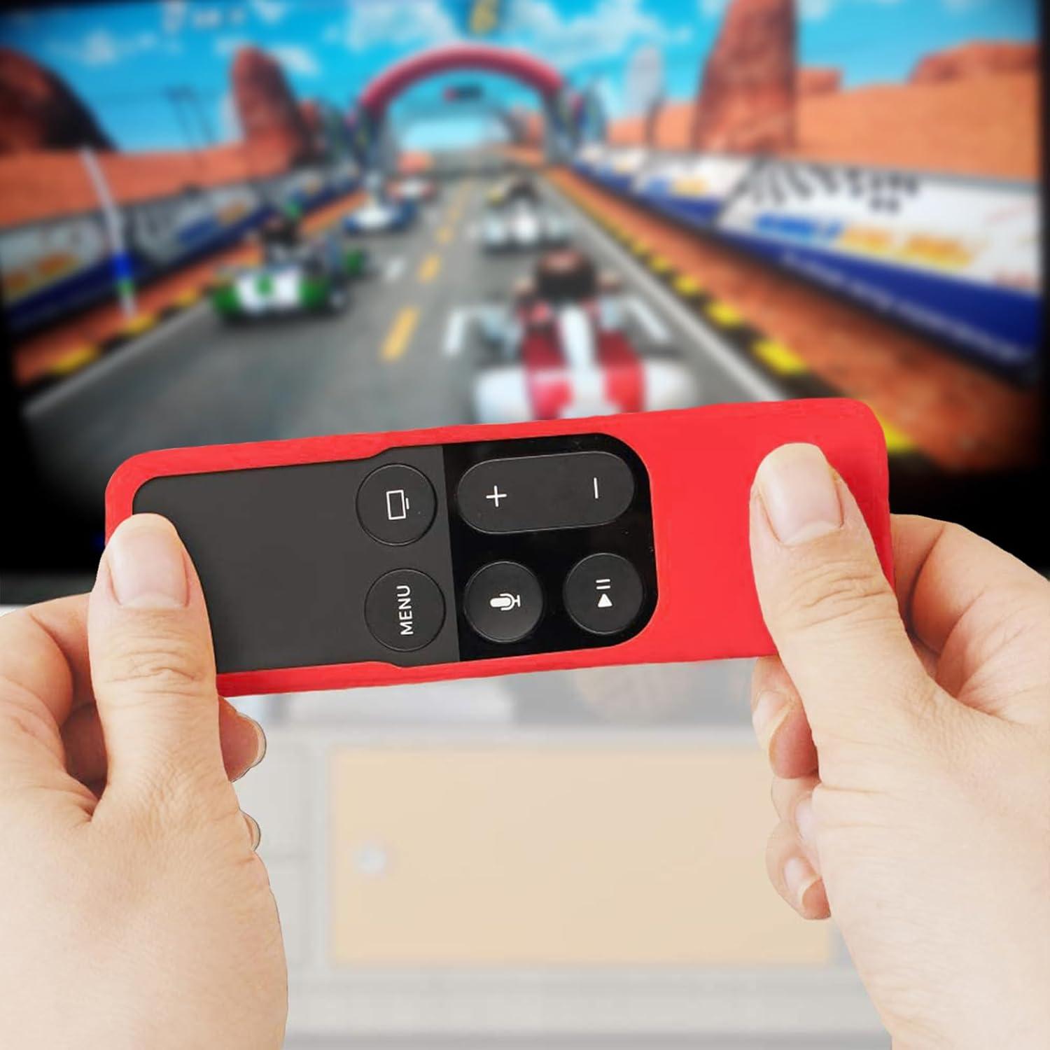 Funda de Silicona Rojo para Control Remoto Apple TV 4K/HD