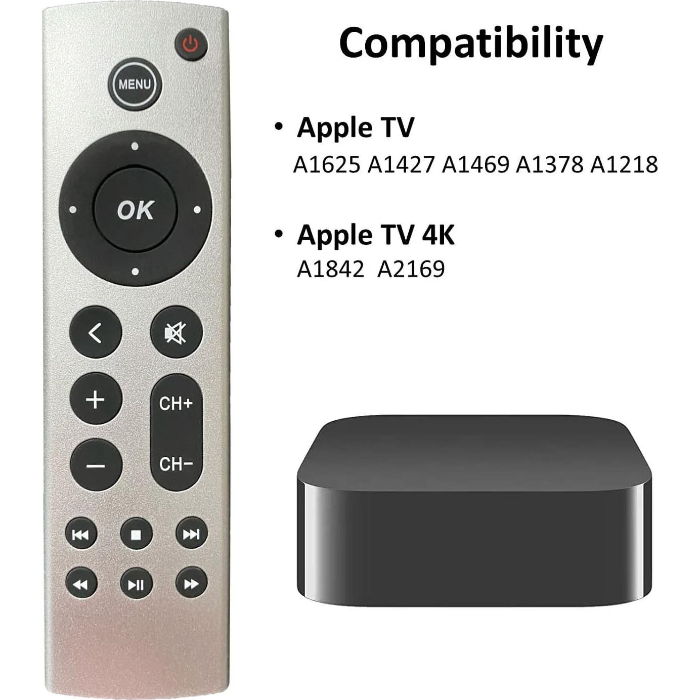 Control Remoto Universal Reemplazo Apple TV 4K HD Sin Voz