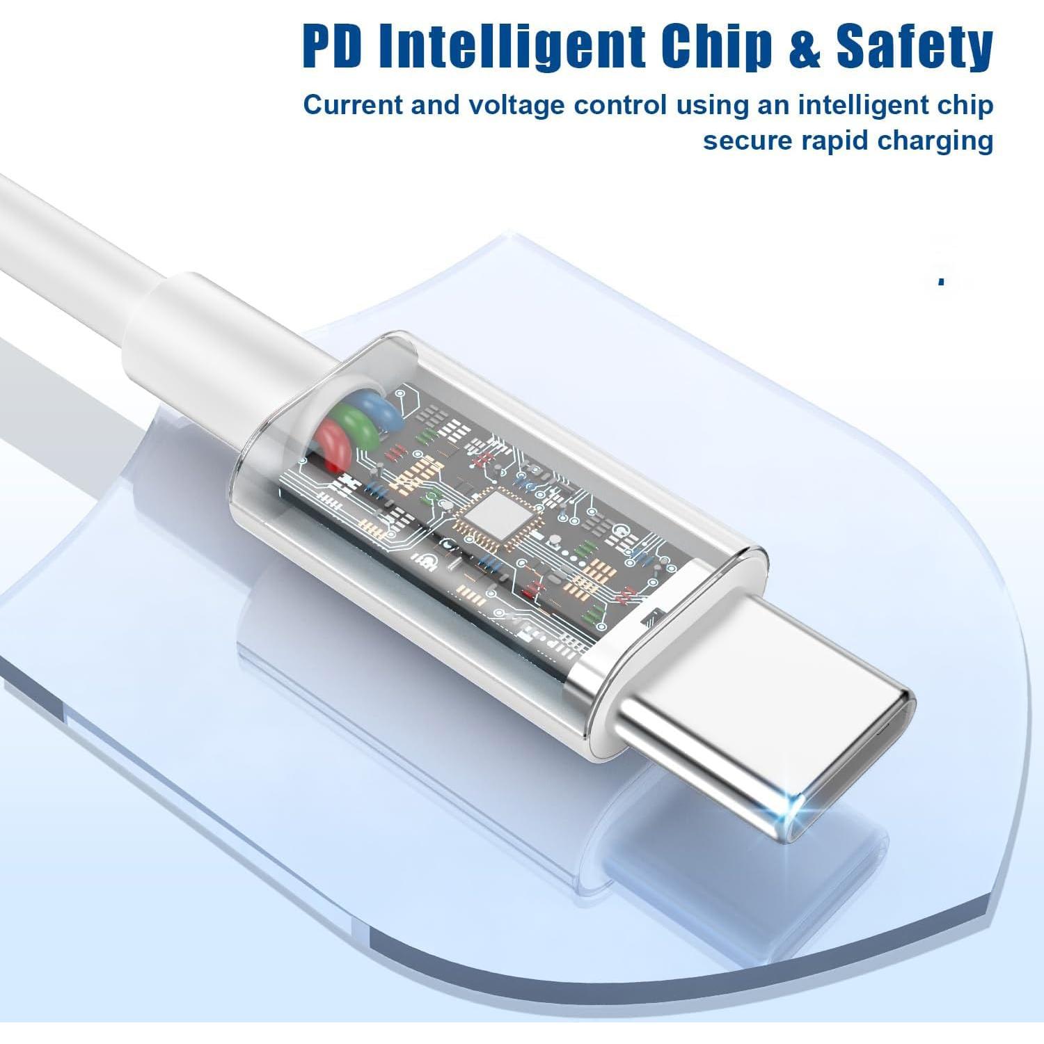 Cargador de pared USB-C 18W Rahhaze para Apple TV 3 y 4K