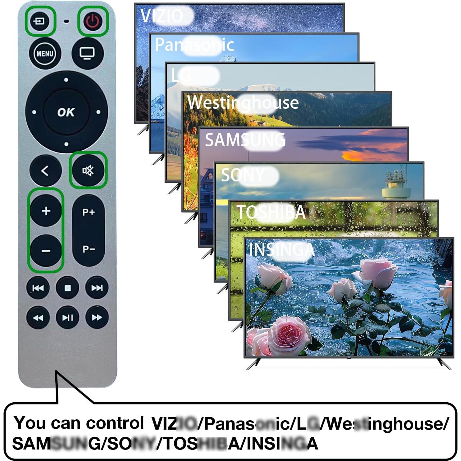 Control Remoto Reemplazo QRL para Apple TV 4K y HD