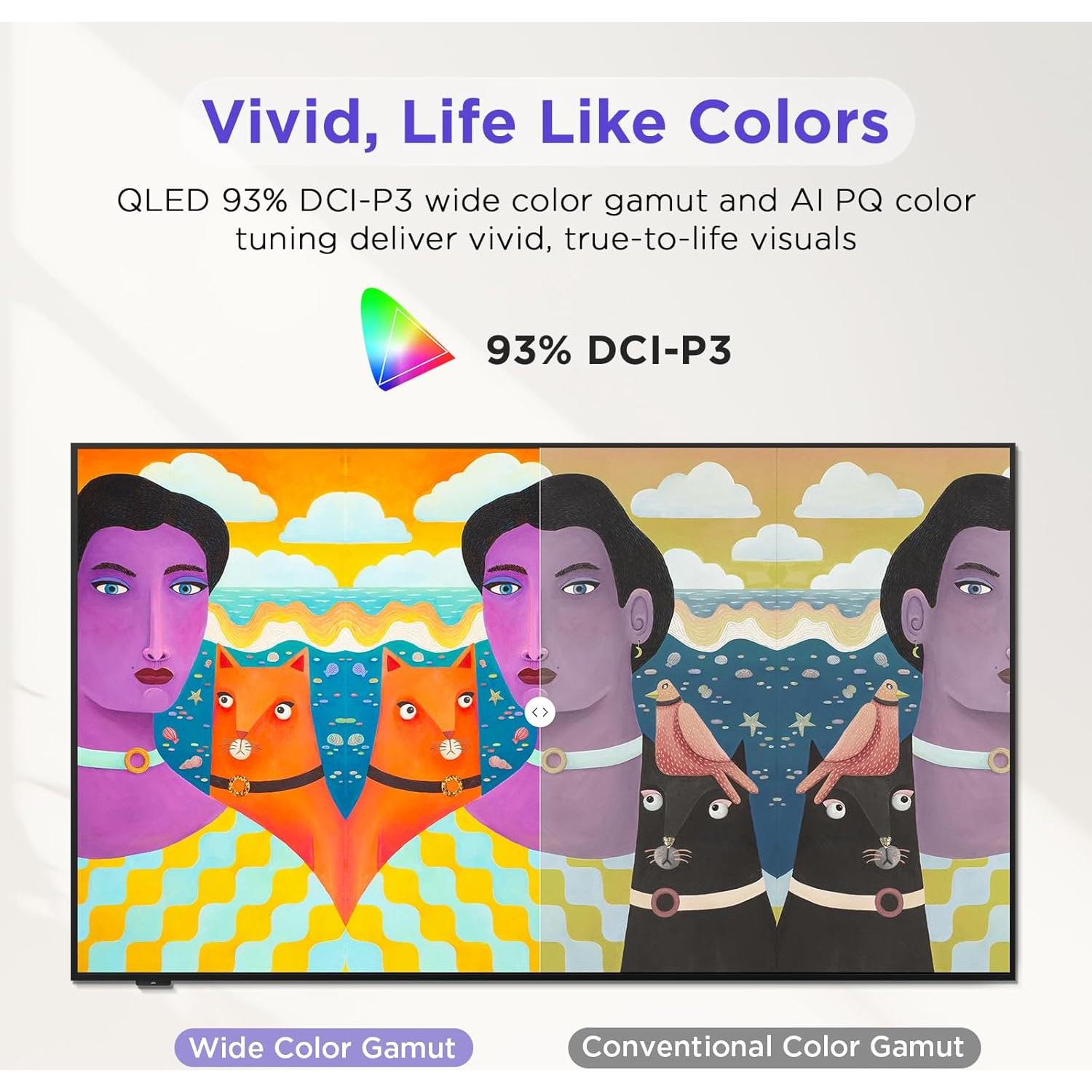 Televisor Inteligente iFFALCON 55" QLED 4K Ultra Delgado 144Hz