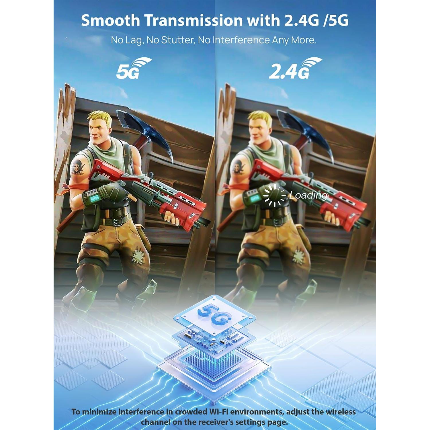 Adaptador HDMI Inalámbrico TIMBOOTECH 4K 30Hz Azul