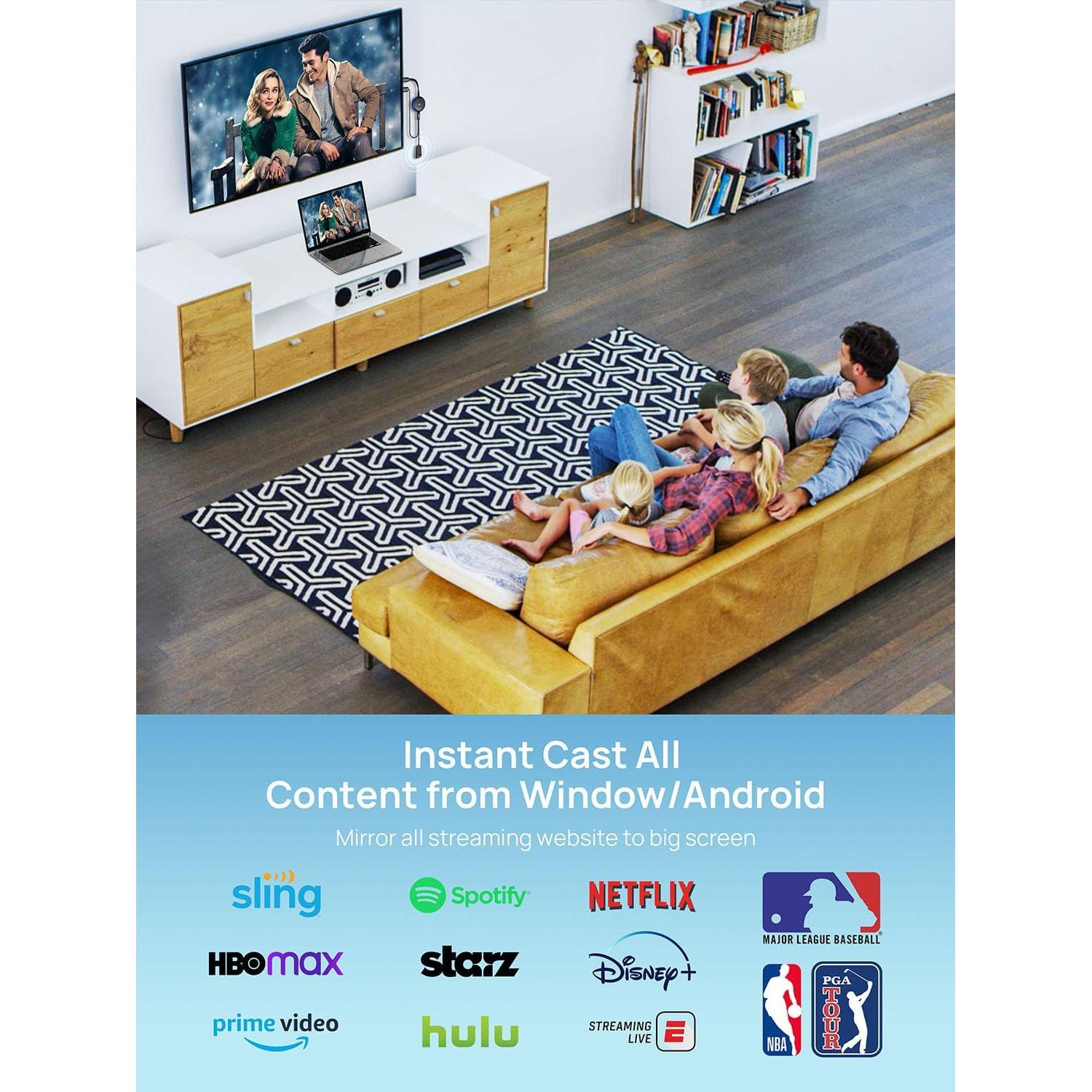 Adaptador HDMI Inalámbrico TIMBOOTECH 4K 30Hz Azul