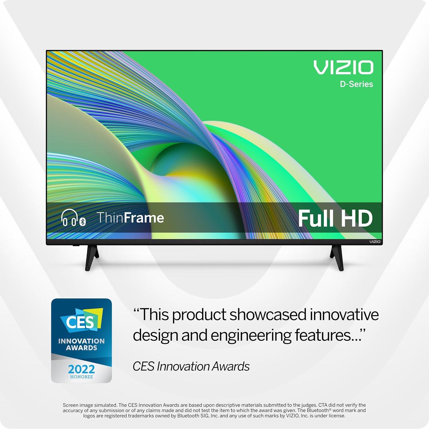 Televisor Inteligente LED VIZIO D24fM-K01 FHD 24" Bluetooth 2023