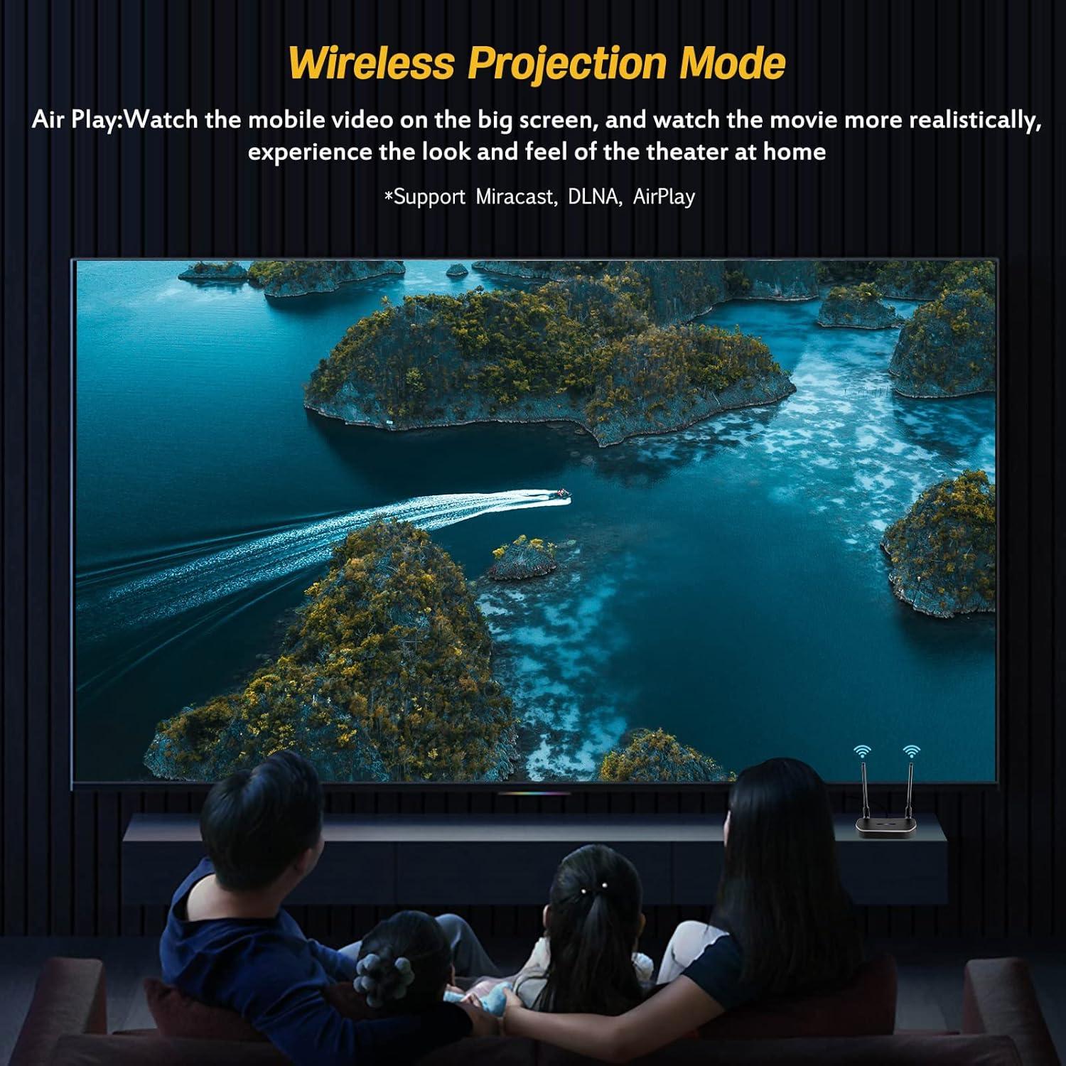 Kit Transmisor y Receptor HDMI Inalámbrico POFAN 4K 50m