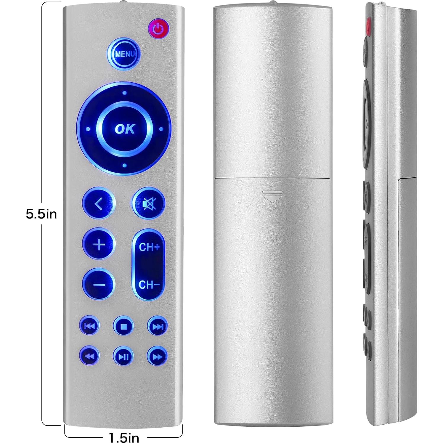 Control Remoto Universal Reemplazo Apple TV 4K - Paquete de 2