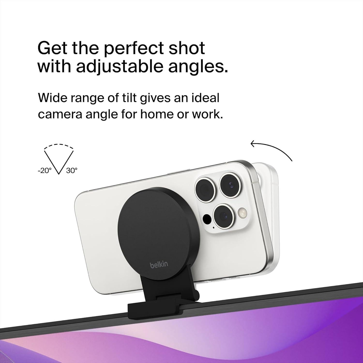 Soporte para iPhone Belkin MagSafe para Apple TV 4K - Gris