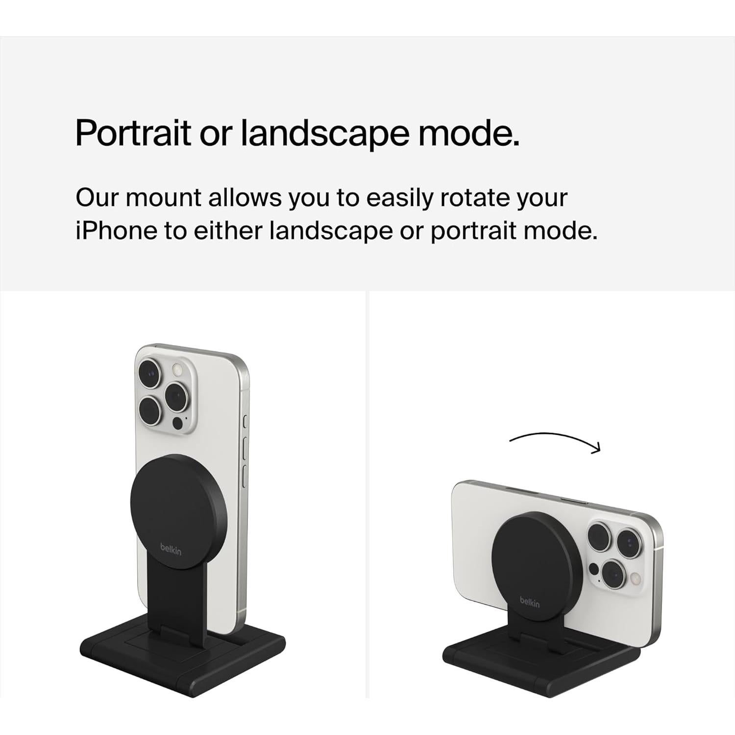 Soporte para iPhone Belkin MagSafe para Apple TV 4K - Gris