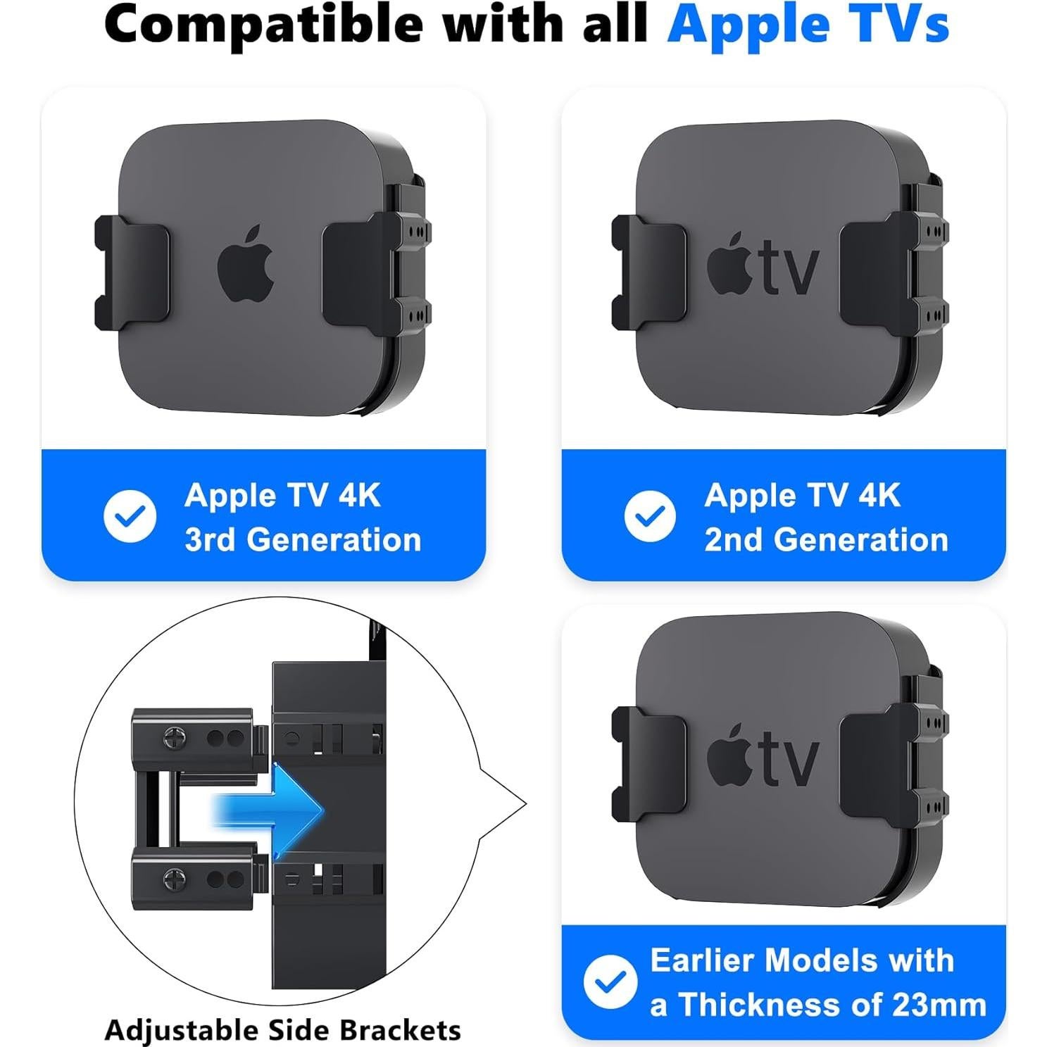 Soporte para Apple TV AENTGIU, Compatible con Todos los Modelos
