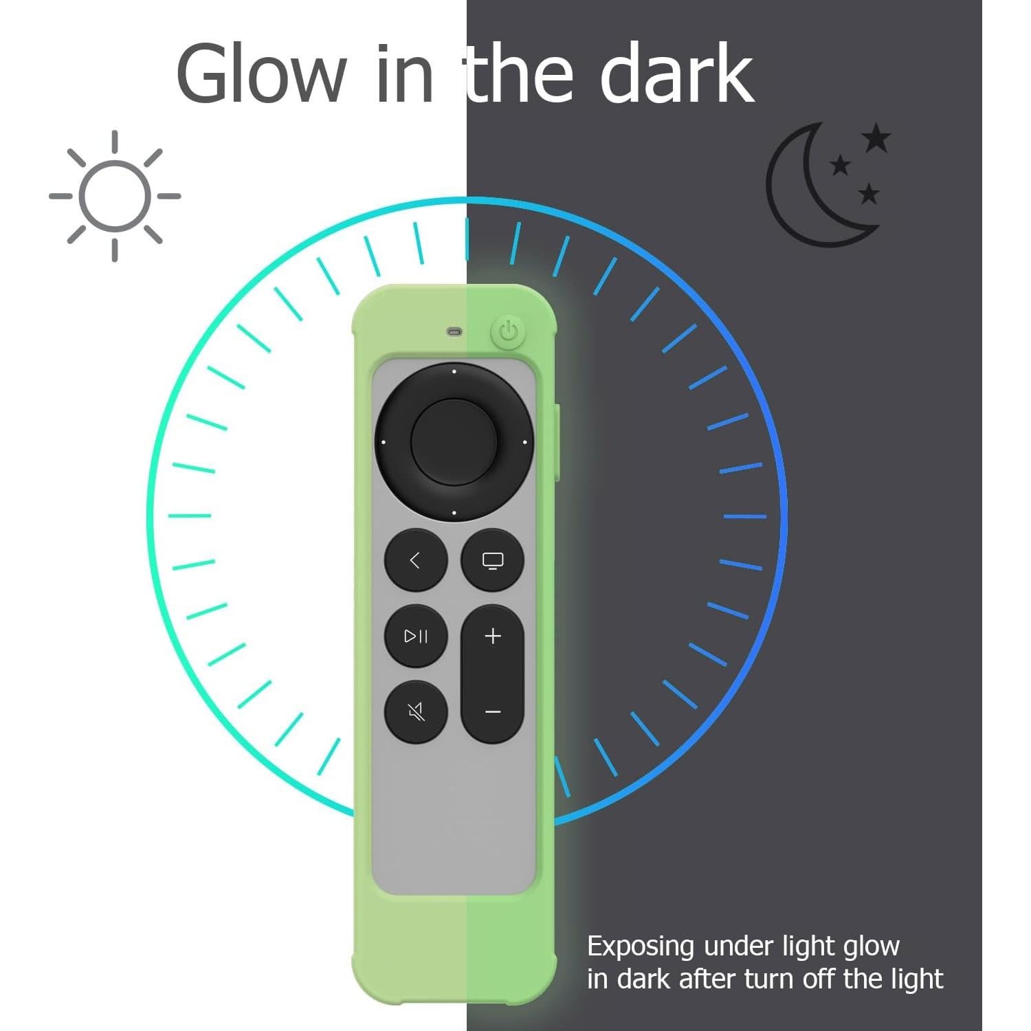 Funda de Silicona IFCASE para Apple TV 4K 2021/2022 Verde