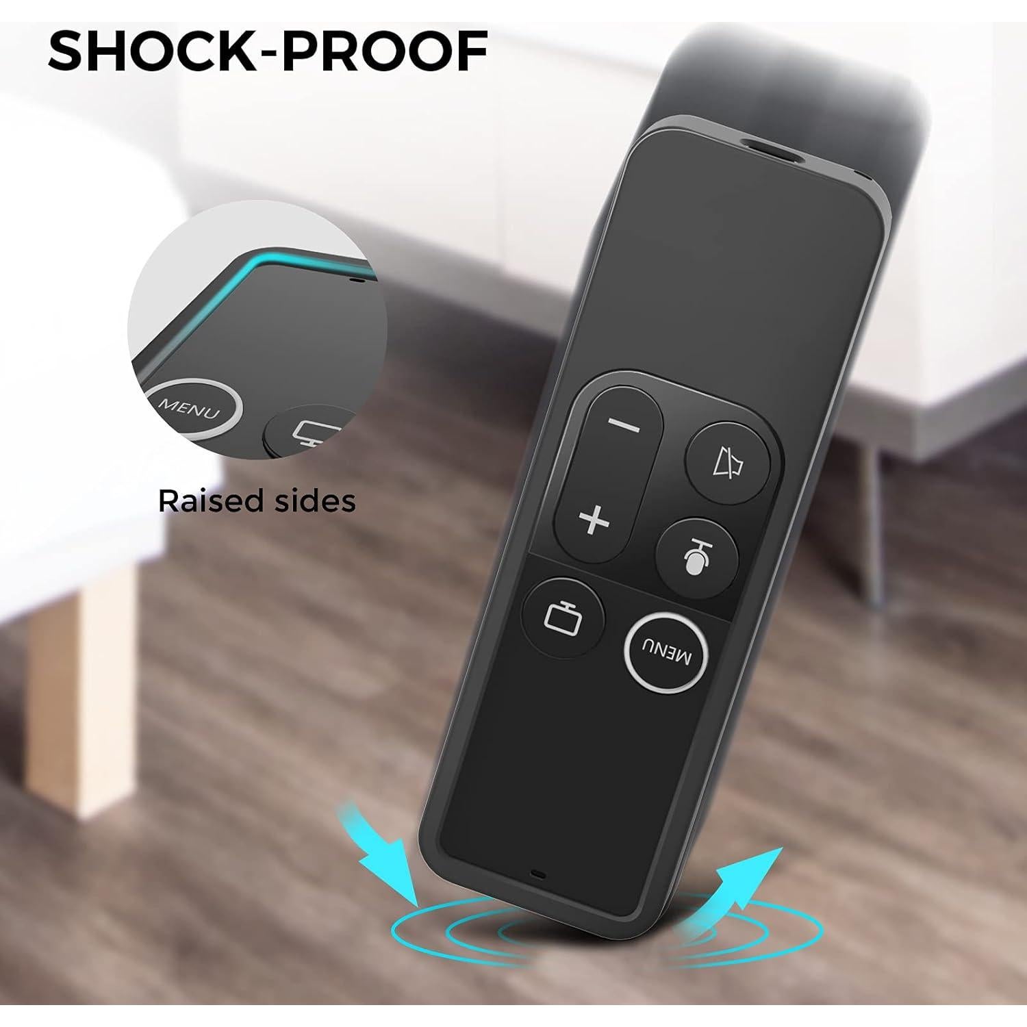 Funda Protectora AhaStyle para Control Remoto Apple TV 4K/HD - Antideslizante