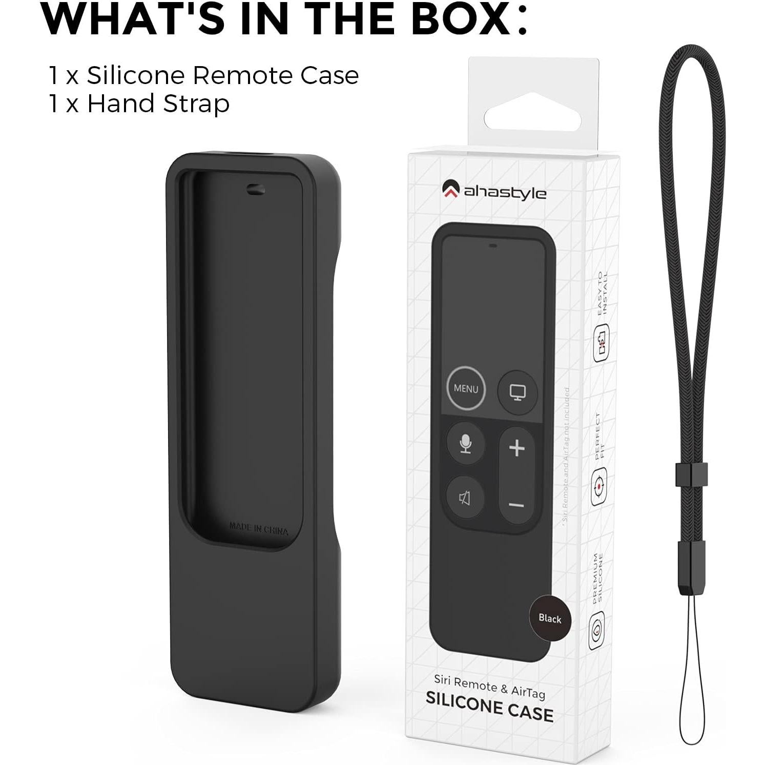 Funda Protectora AhaStyle para Control Remoto Apple TV 4K/HD - Antideslizante