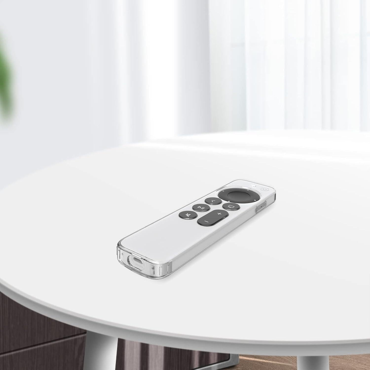 Funda Protectora Transparente GEITOO para Apple TV 4K Siri Remote