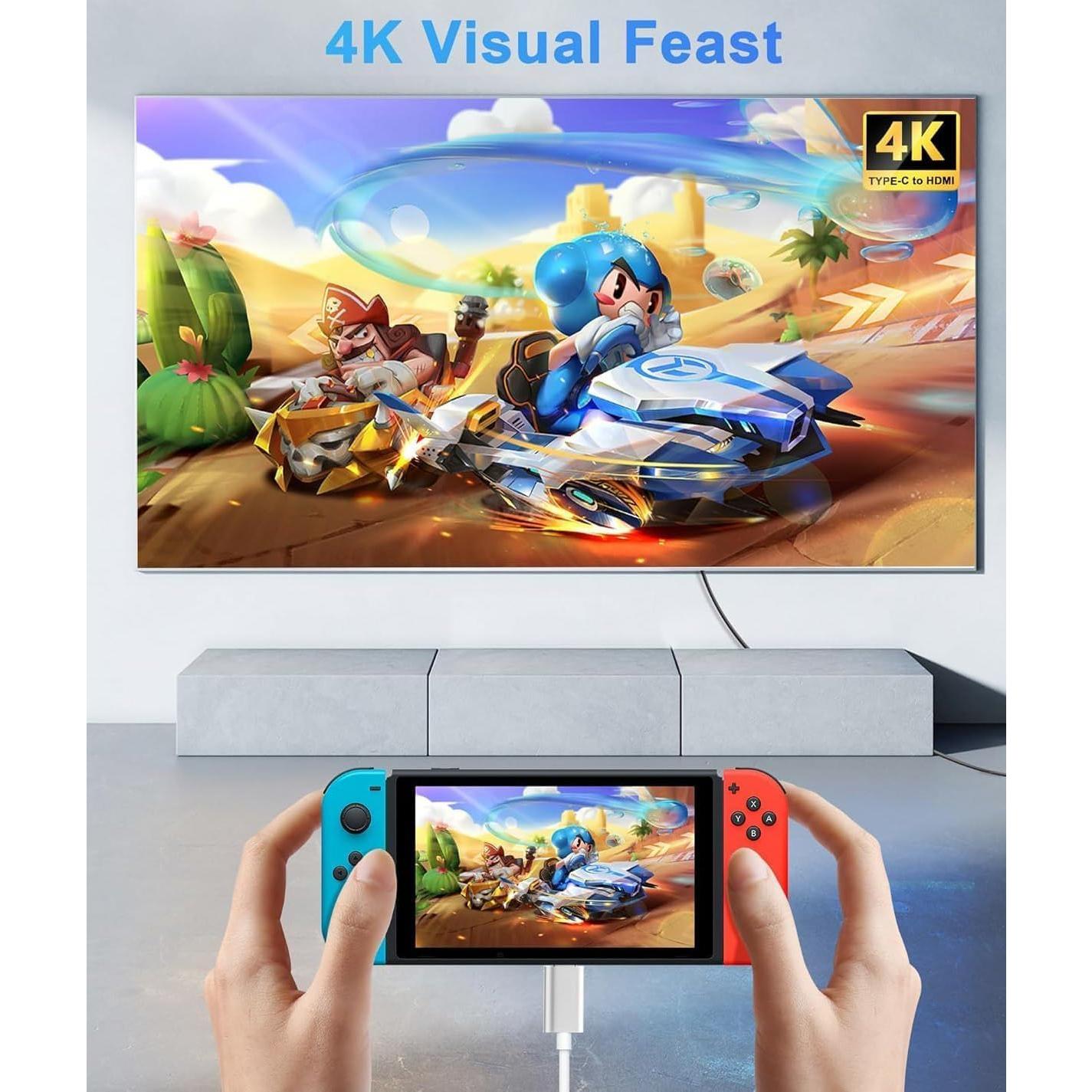 Adaptador USB-C a HDMI 4K@120Hz Apple para iPhone 15/16