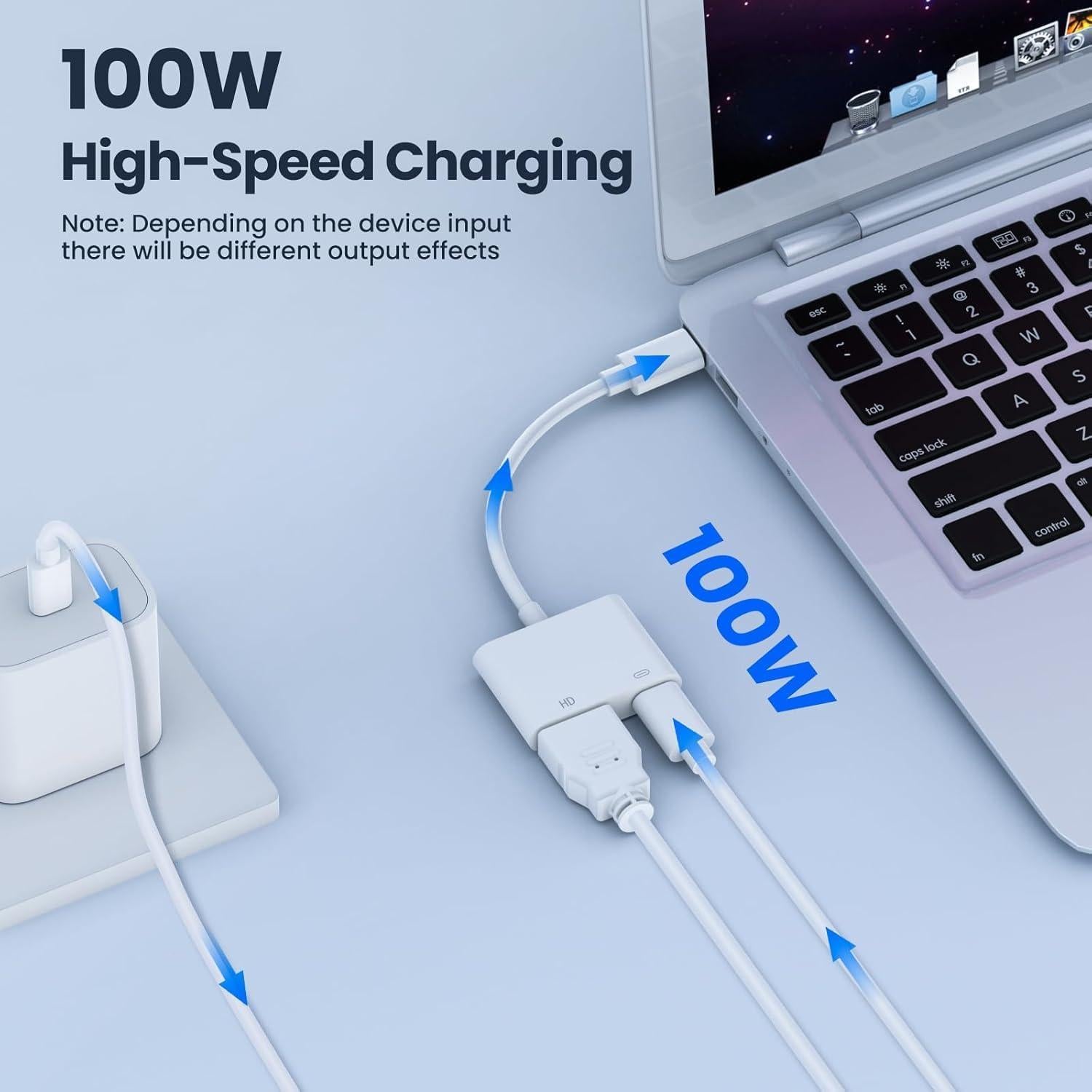 Adaptador USB-C a HDMI 4K@120Hz Apple para iPhone 15/16