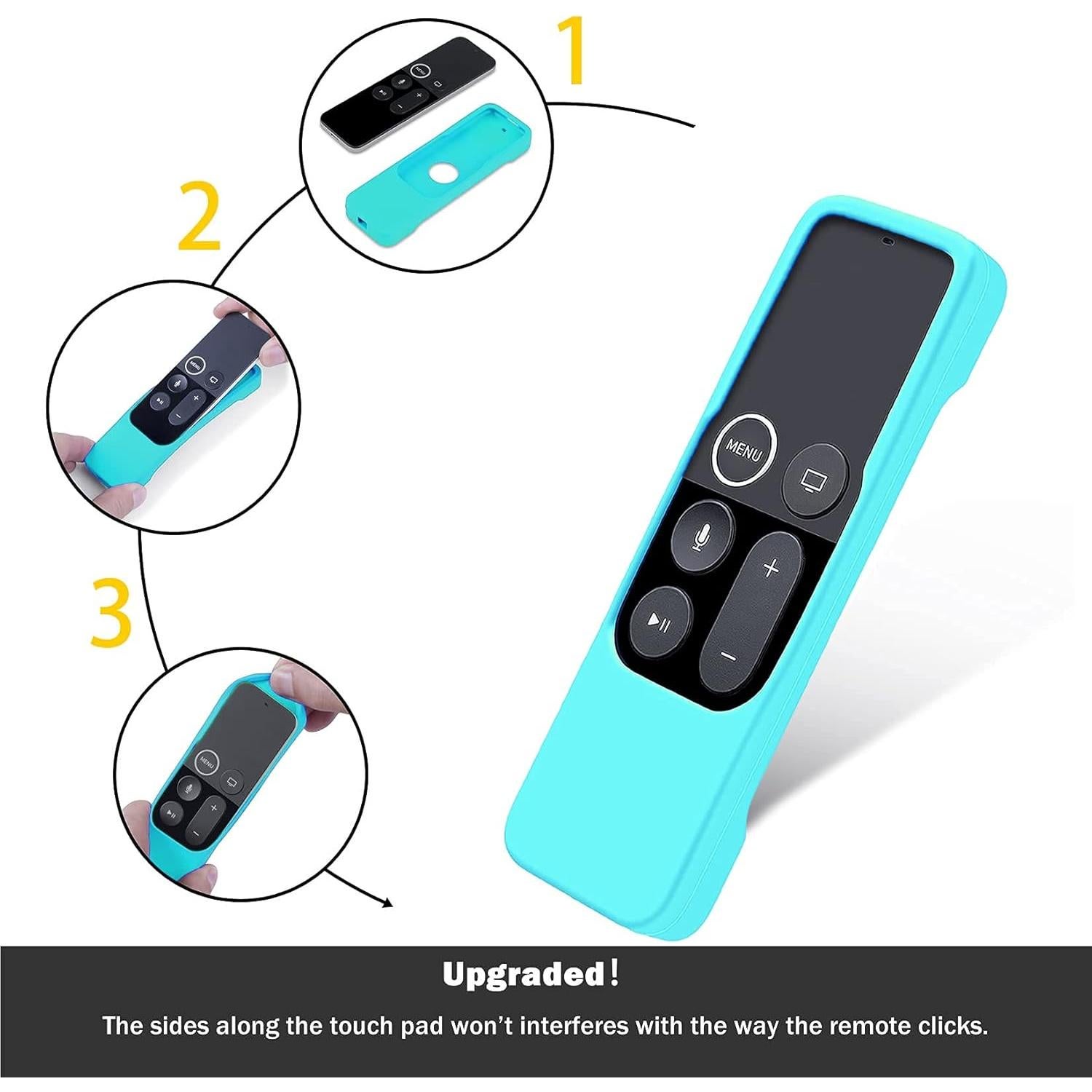 Funda Silicona Antideslizante para Control Remoto Apple TV 4K