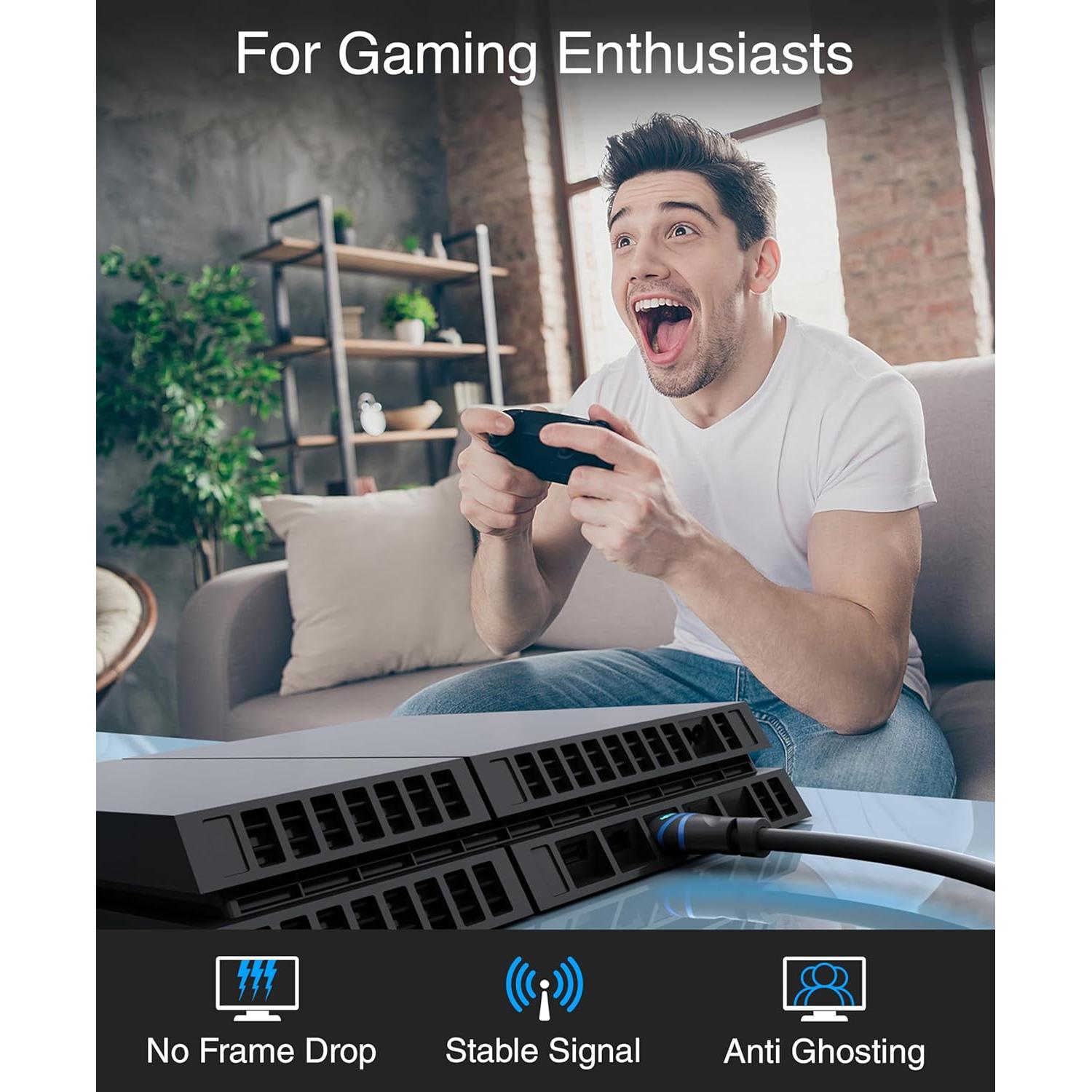 Cable HDMI 4K BlueRigger 15.24m con amplificador CL3