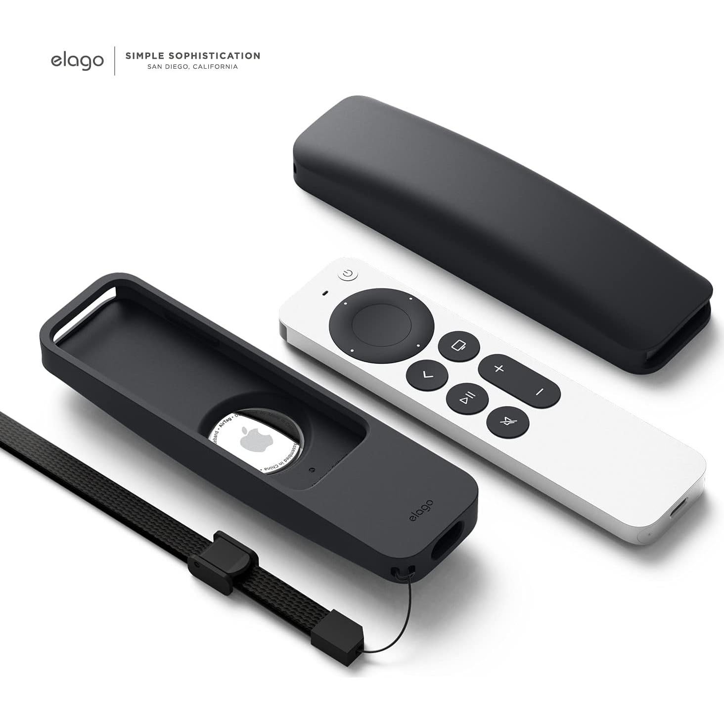 Funda elago R5 para Control Remoto Apple TV 2021/2022 - Negro