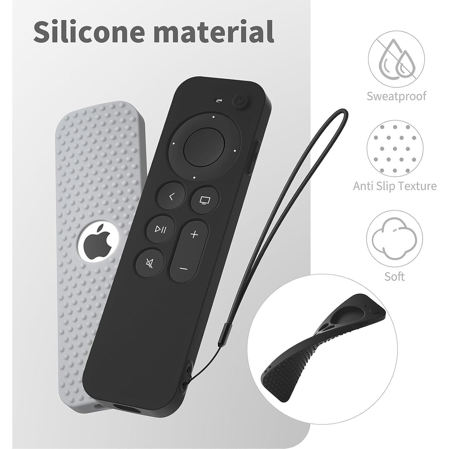 Funda de Silicona Hi Color para Control Remoto Apple TV 4K 2021-2022