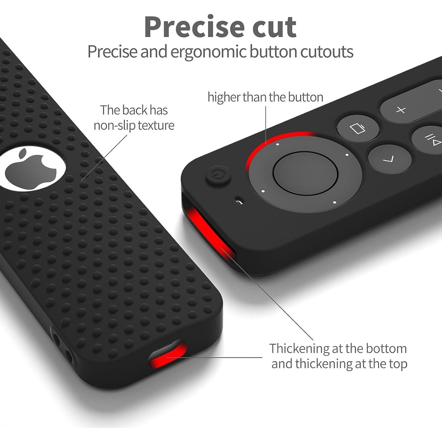 Funda de Silicona Hi Color para Control Remoto Apple TV 4K 2021-2022