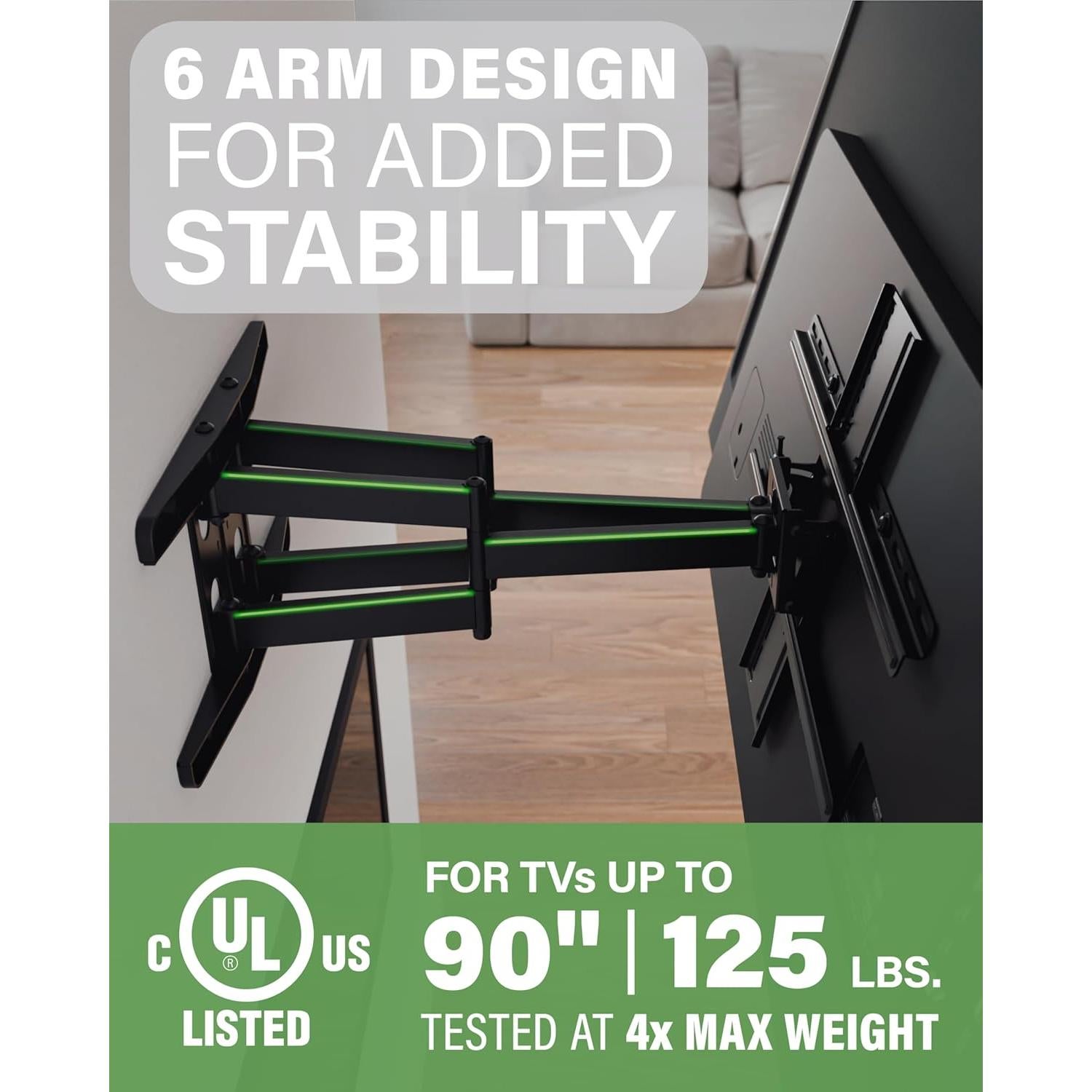 Soporte de TV SANUS OLF22 para Pantallas de 42 a 90"