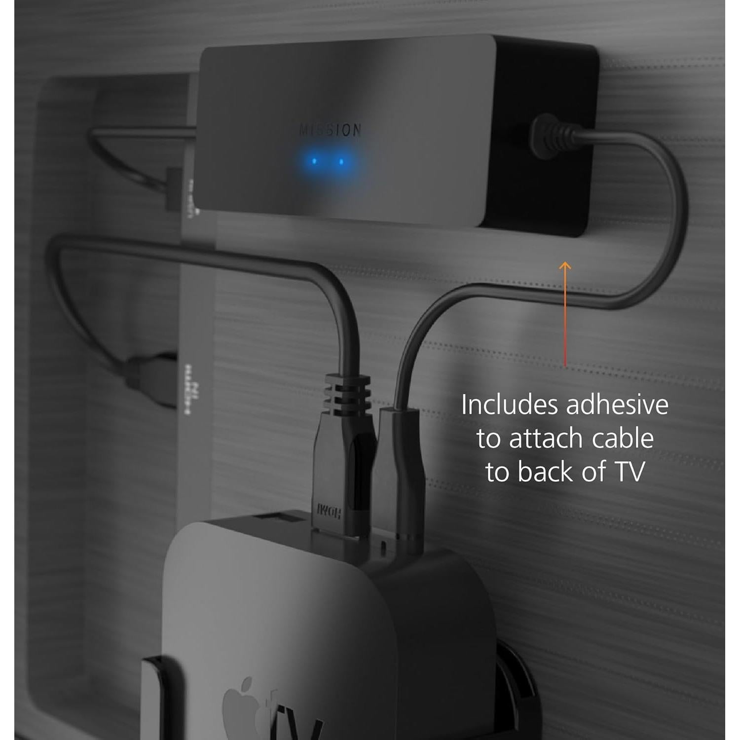 Cable de Alimentación USB Mission para Apple TV - 1.8m