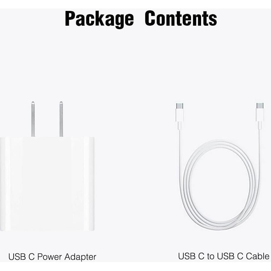 Cargador 20W Abysssea USB-C + Cable 1m para AirPods y Apple TV