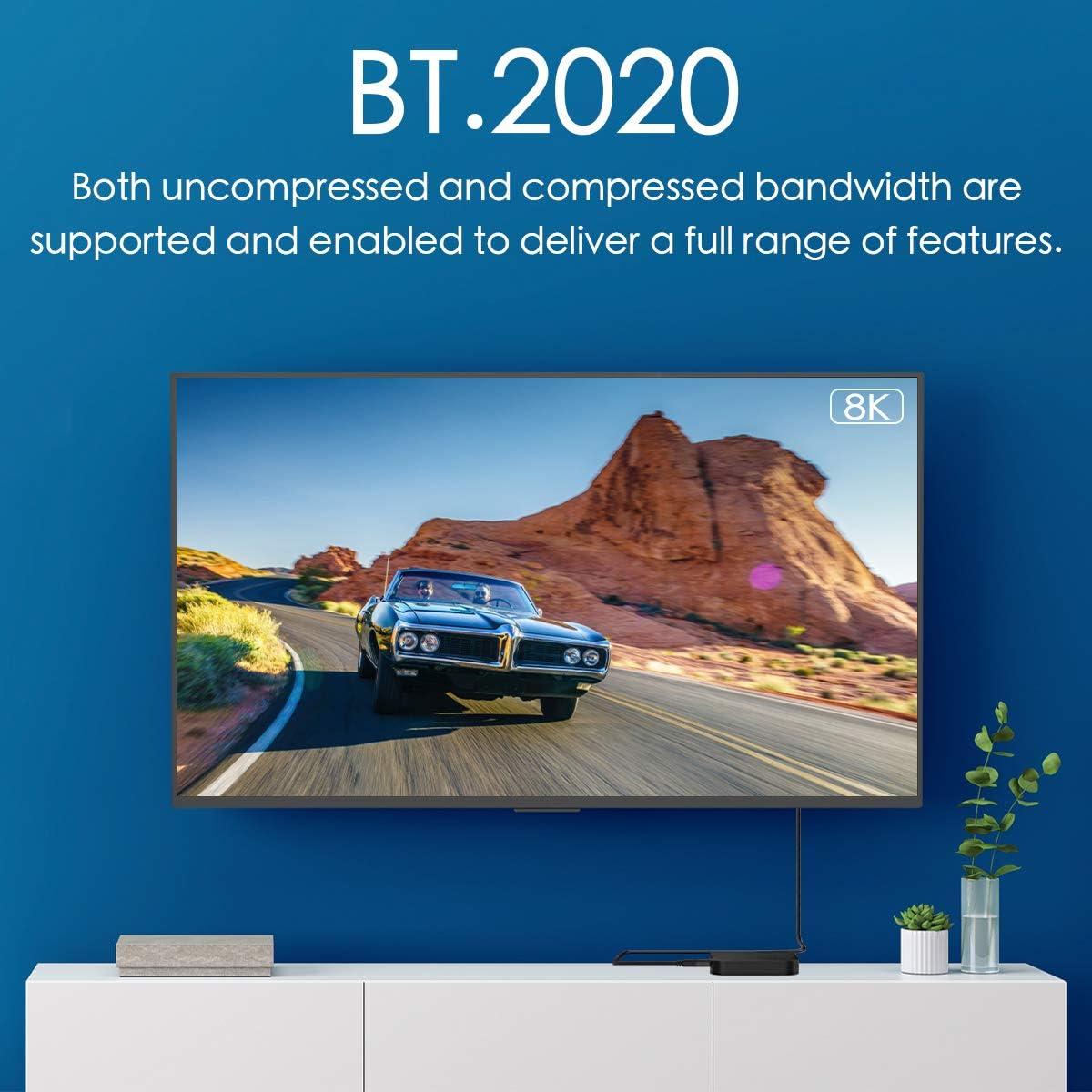 Cable HDMI de fibra óptica BIFALE 8K 10m 48Gbps HDR