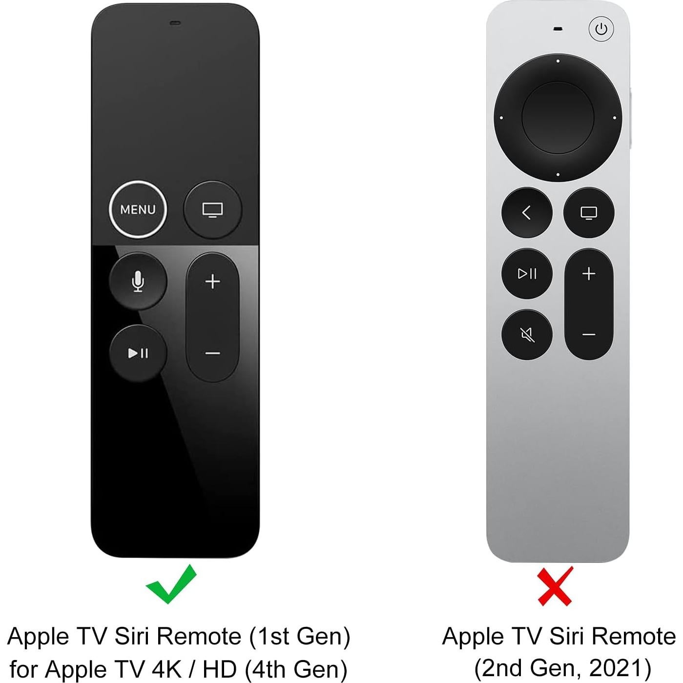 Funda de Silicona SITHON para Control Remoto Siri Apple TV 1ra Gen
