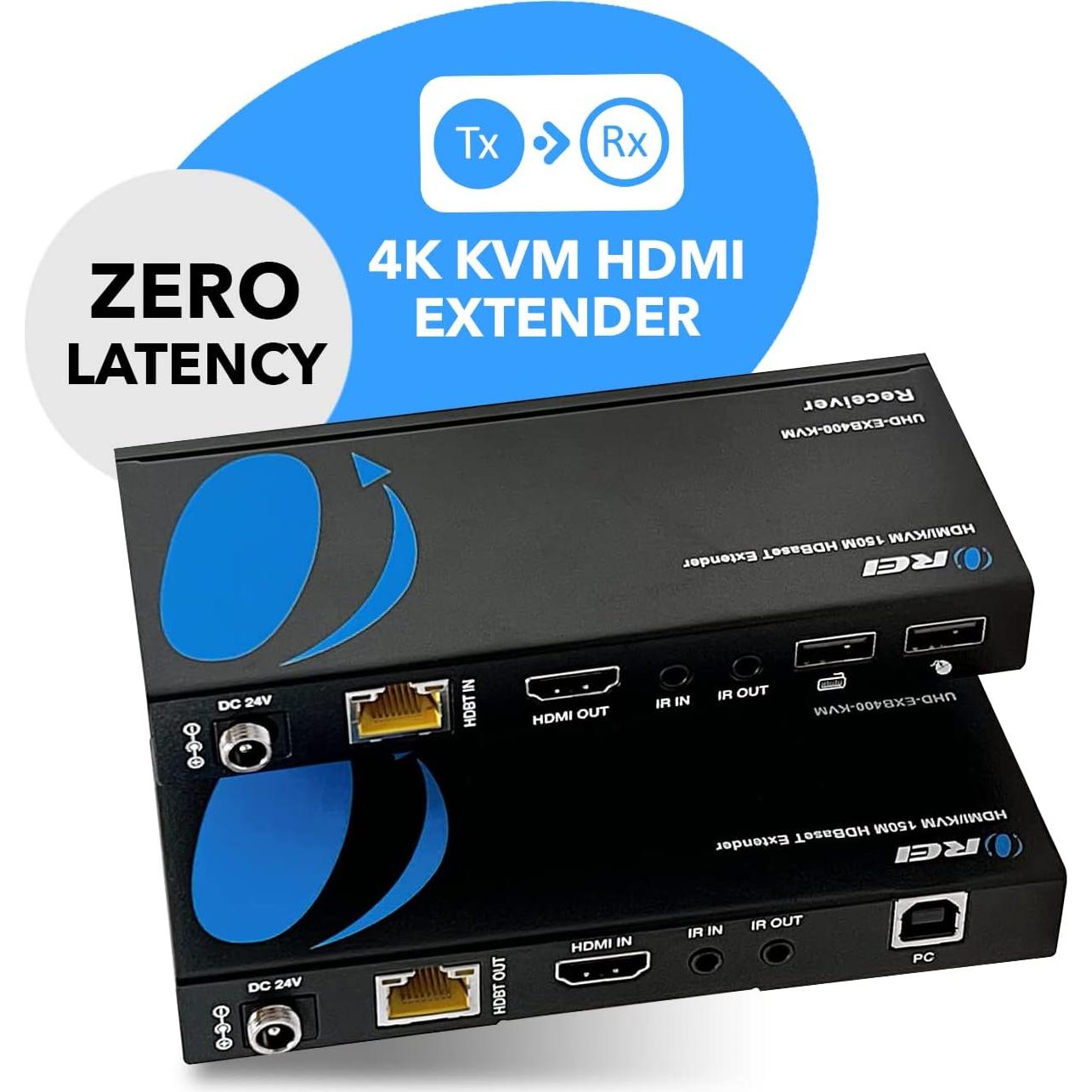 Extensor KVM HDMI 4K OREI EX-400C - 400 pies, USB