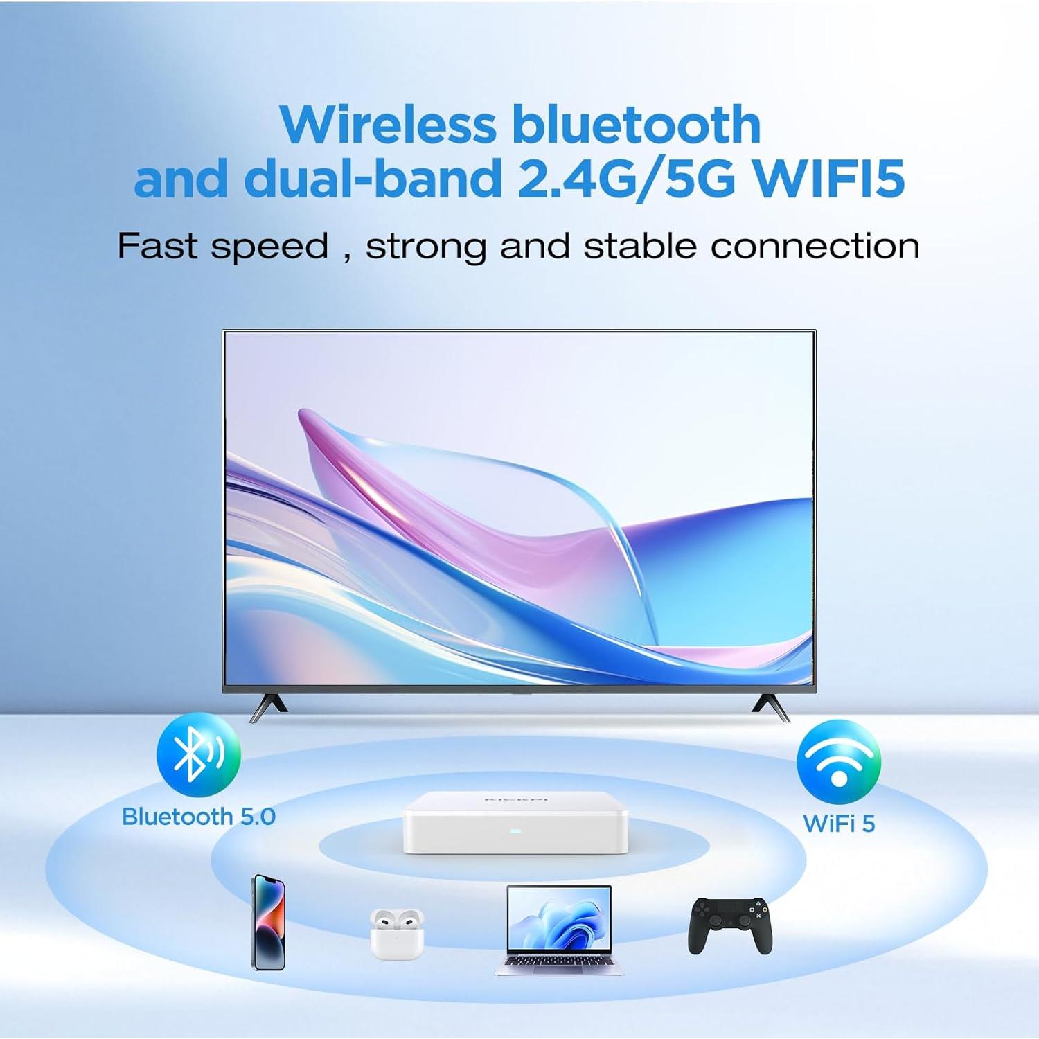 Caja Android TV KICKPI KP1 4K Google Certificada, 2GB RAM, 32GB