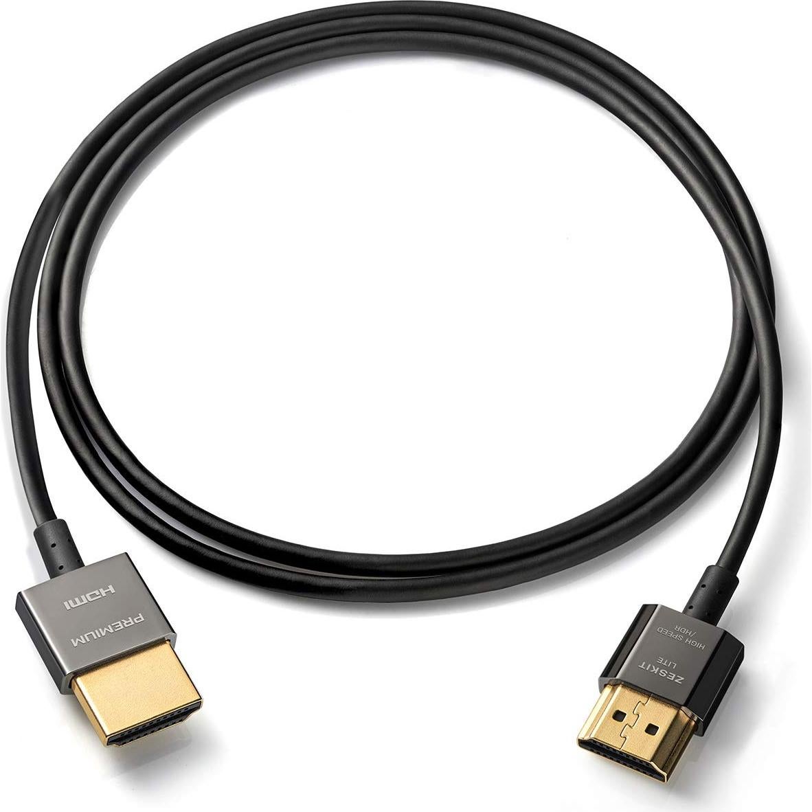 Cable HDMI 2.0b Zeskit Lite 1.5m Ultra Delgado 18Gbps 4K