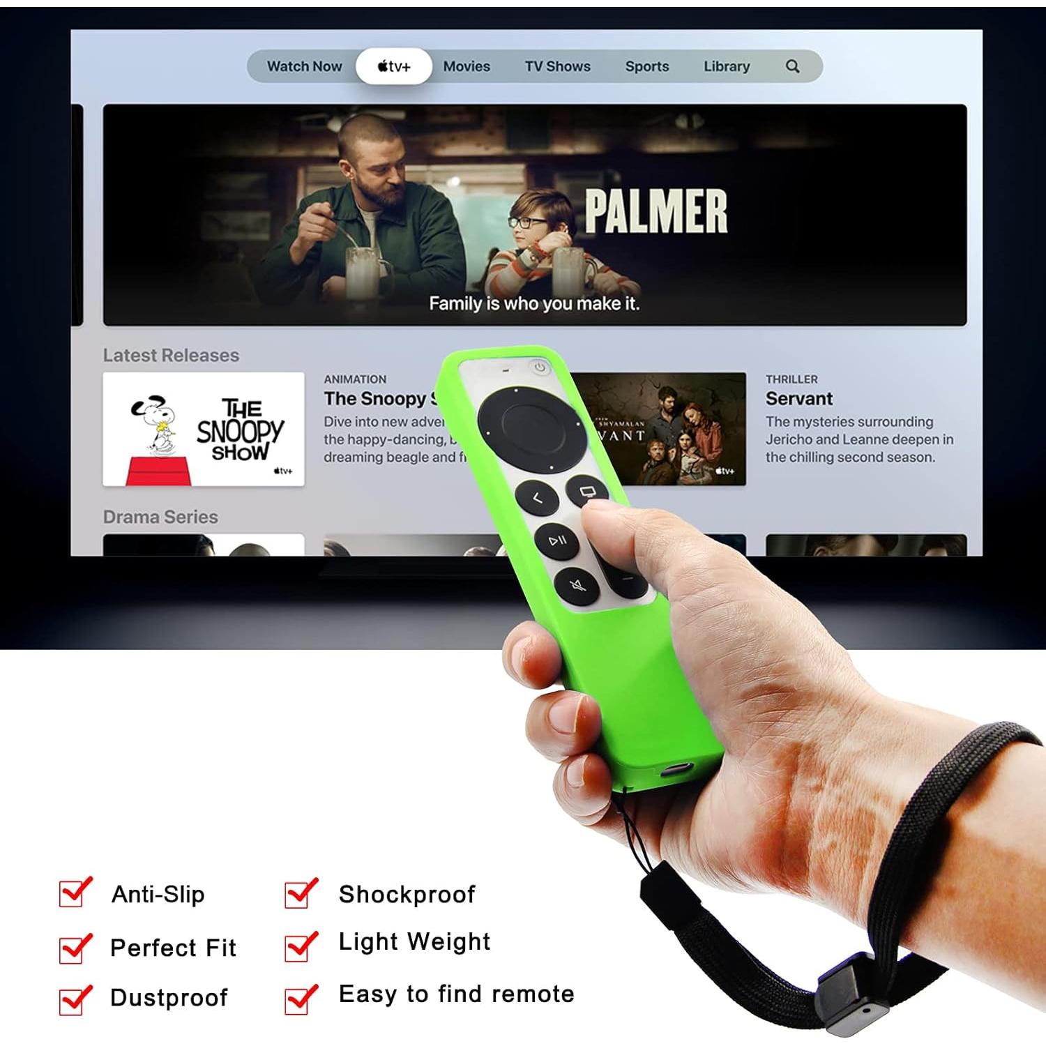 Funda de Control Remoto Pinowu para Apple TV 2021 - 2 Pack