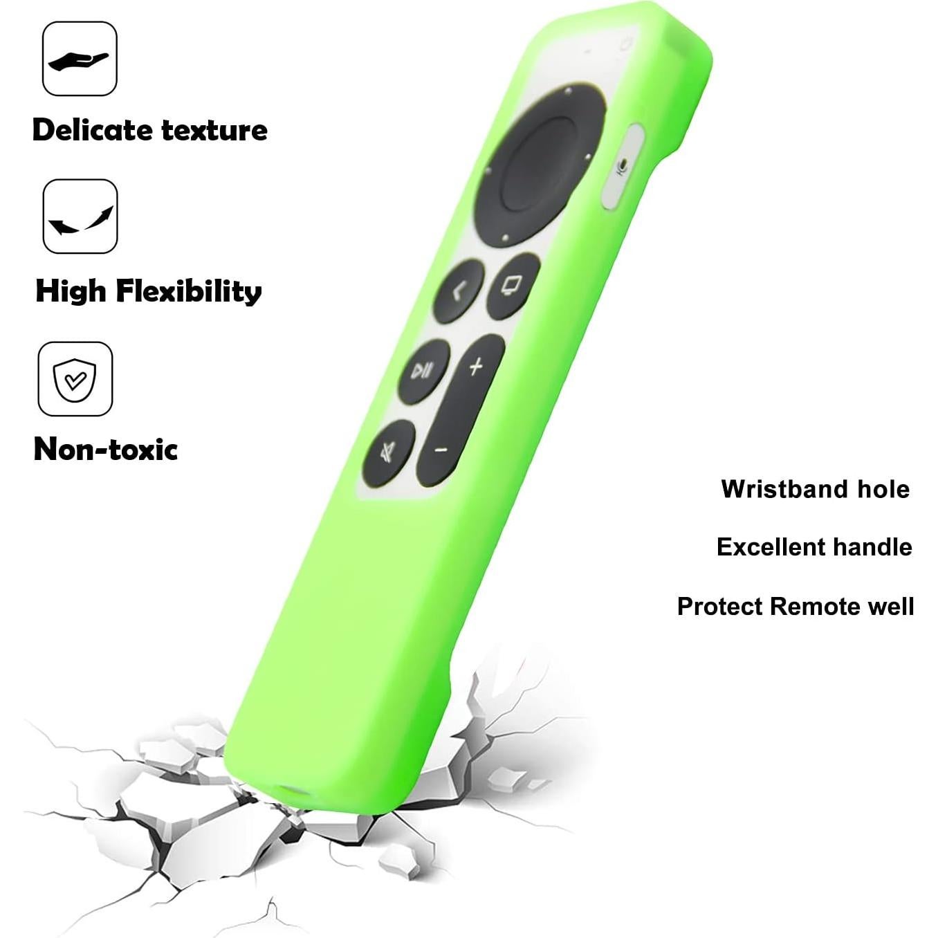 Funda de Control Remoto Pinowu para Apple TV 2021 - 2 Pack