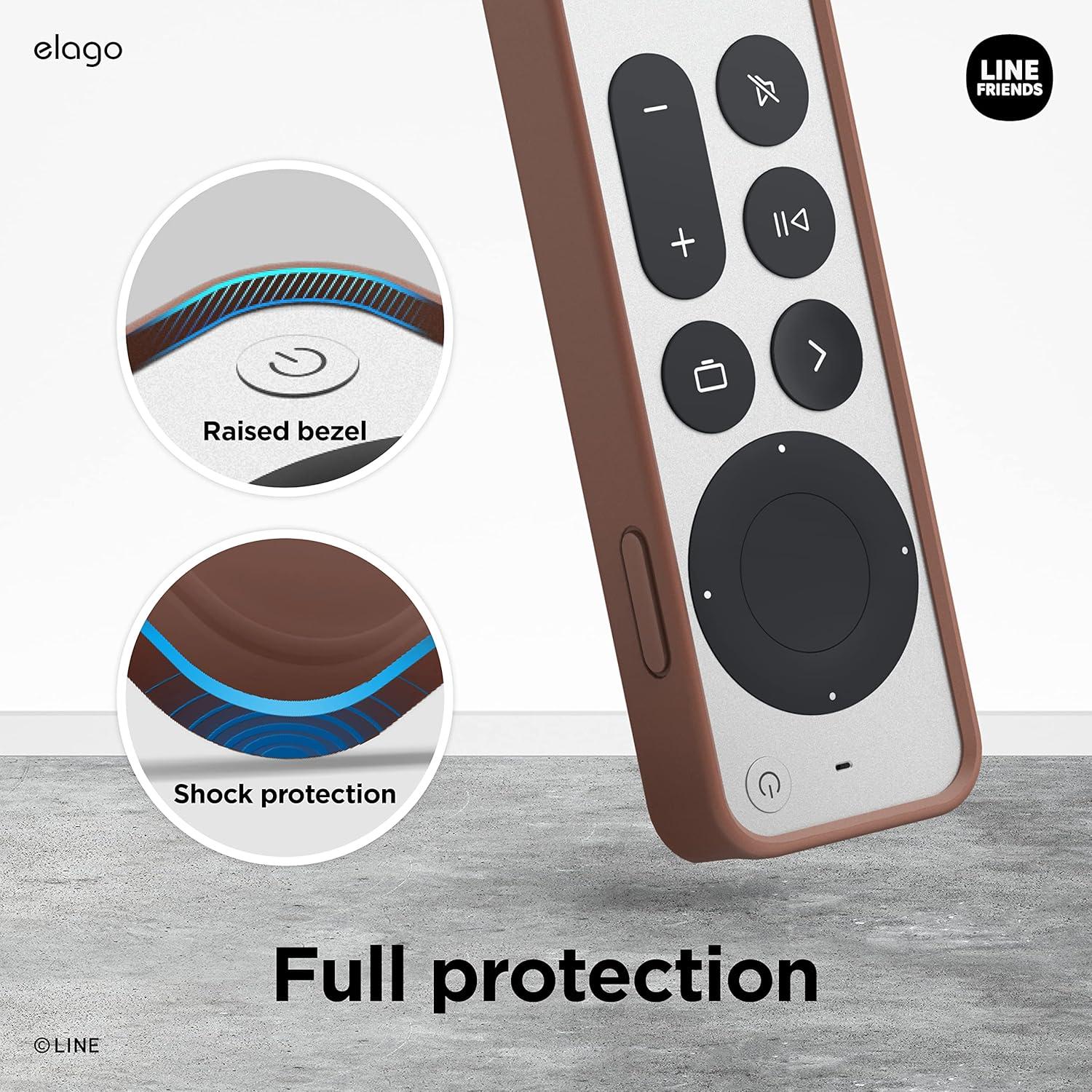 Funda Slim elago LINE Friends para Apple TV 4K Control Remoto Marrón