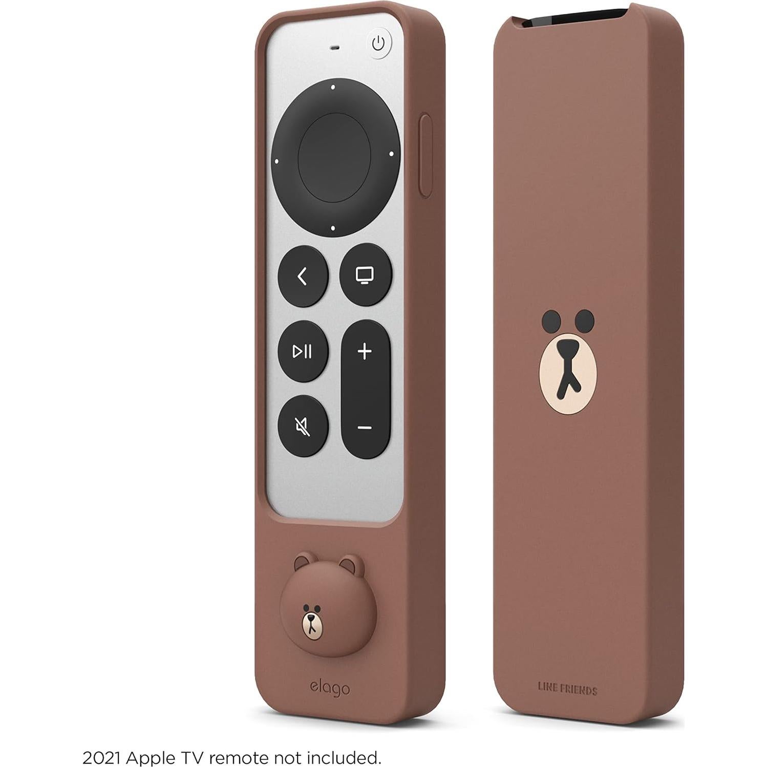 Funda Slim elago LINE Friends para Apple TV 4K Control Remoto Marrón