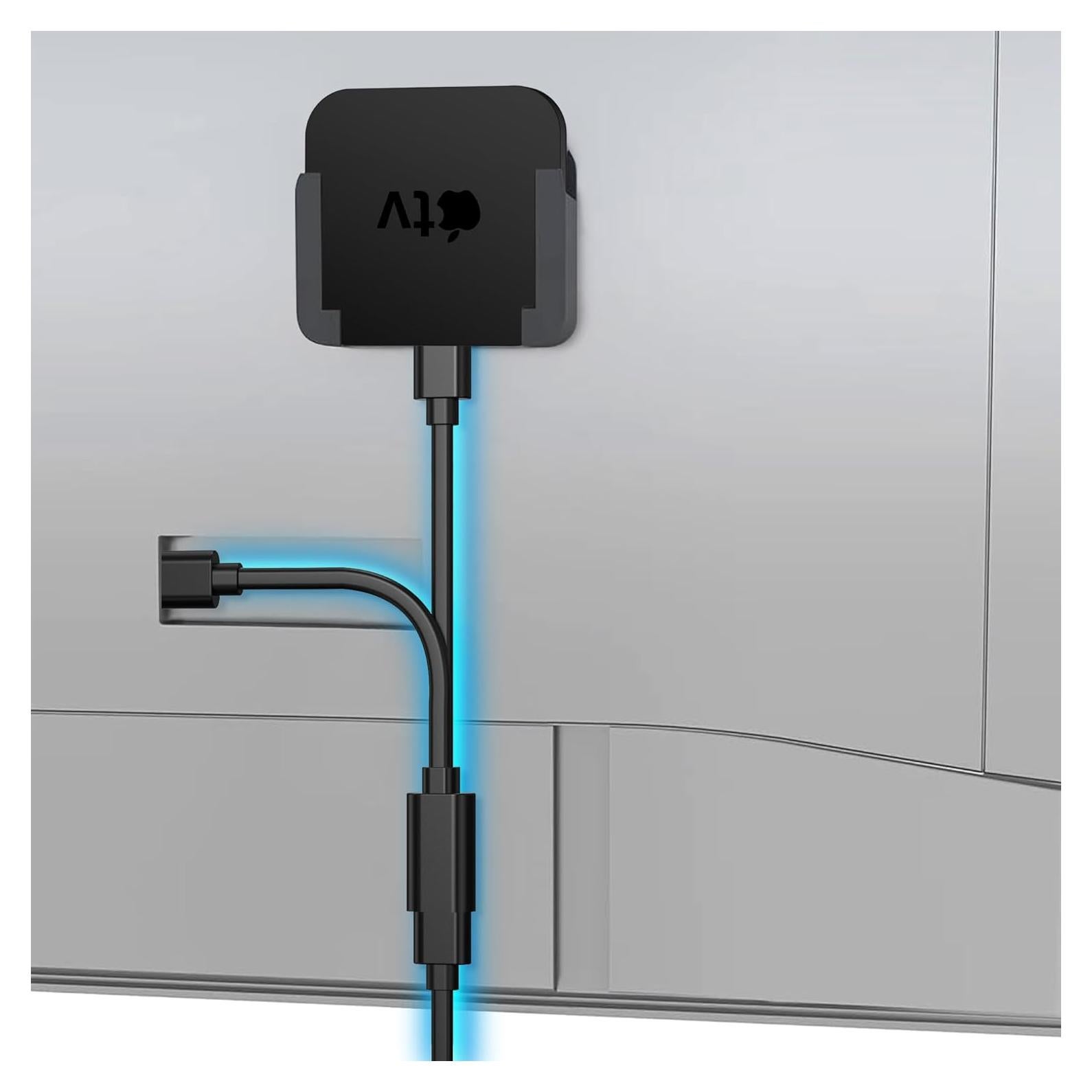 Cable de Alimentación Y Splitter AGVEE 20cm para Apple TV