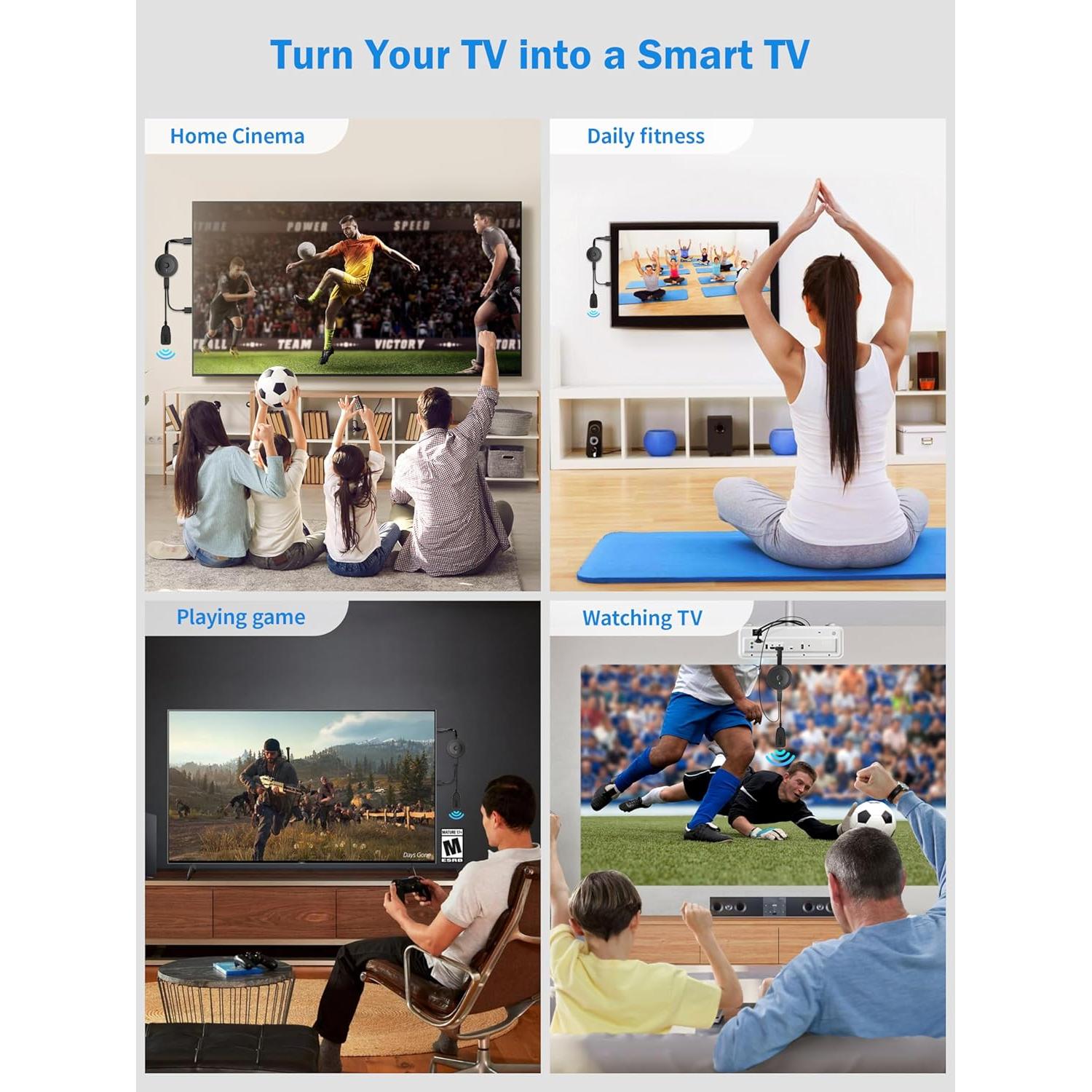 Adaptador de Pantalla Inalámbrico 4K DARLYOR HDMI G17