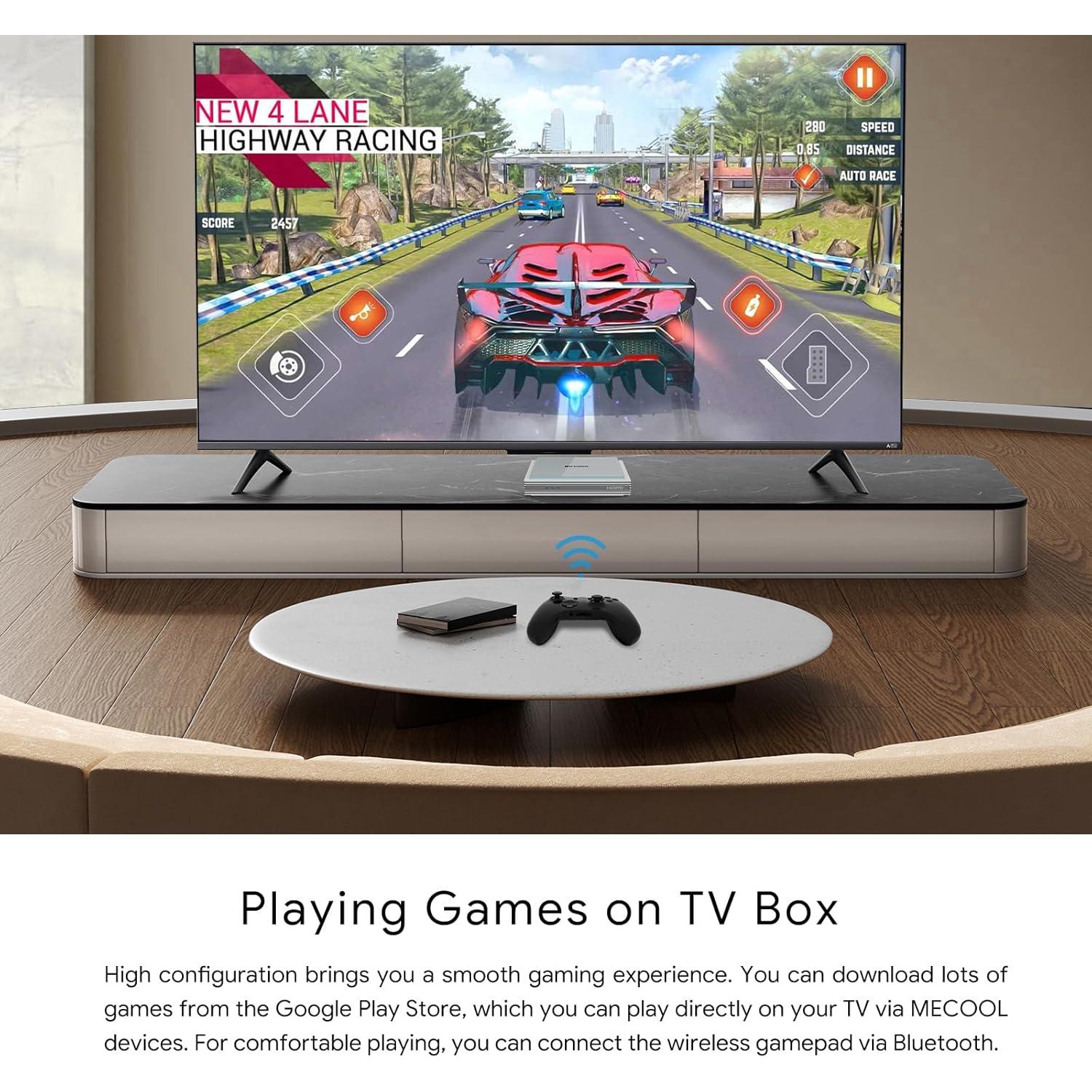 Android TV Box MECOOL KM2 Plus 4GB 32GB 4K HDR Dolby Atmos