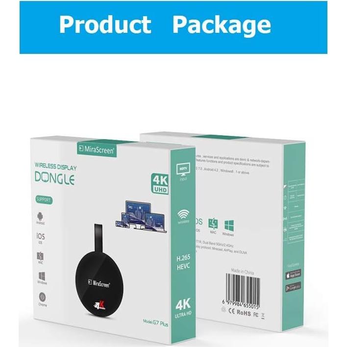 Receptor Inalámbrico SmartSee 1080P HDMI Duplicador de Pantalla