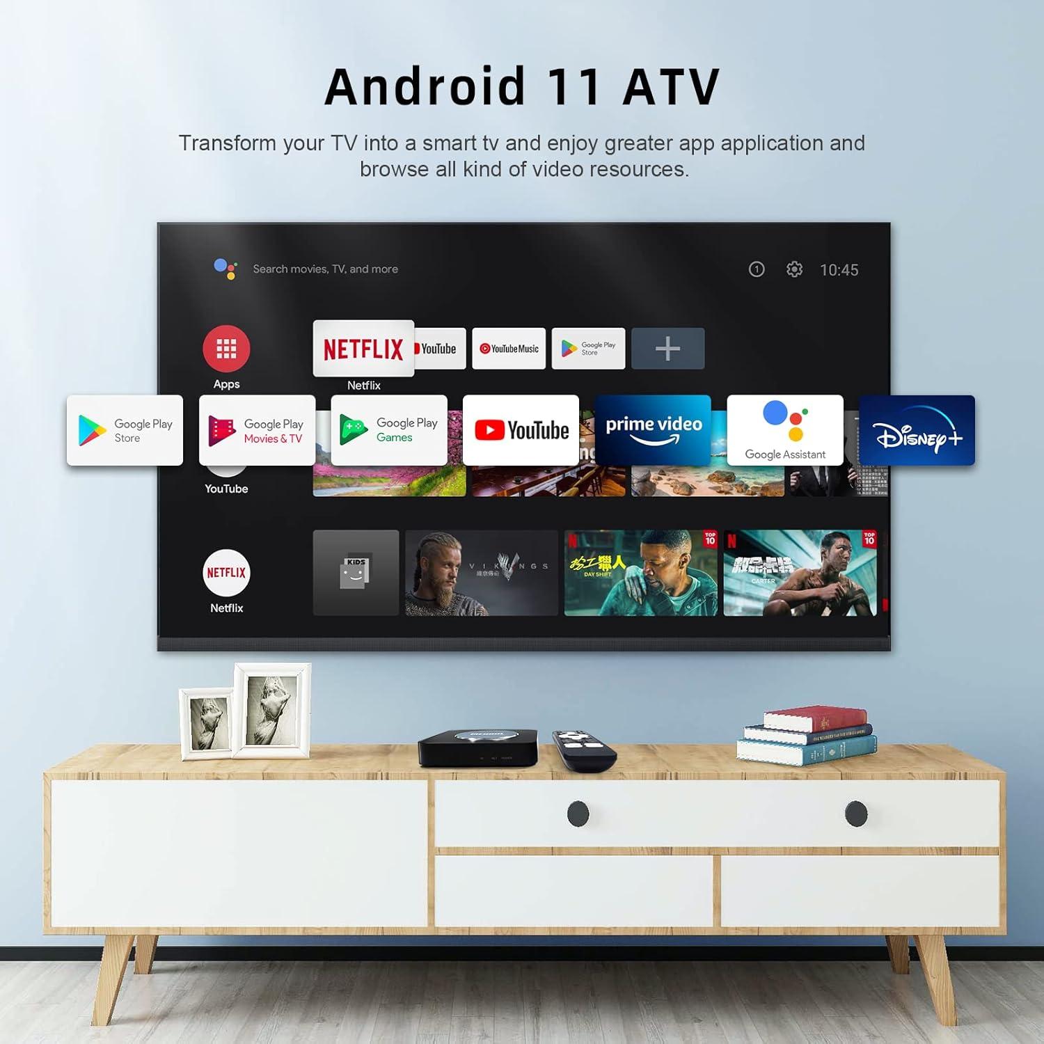 TV Box Android 11.0 MECOOL KM2 Plus 2GB 16GB 4K Dolby Atmos