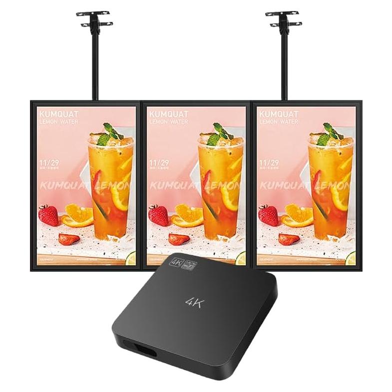 Reproductor de medios 4K Lunzn YM05 HDMI USB CMS gratuito