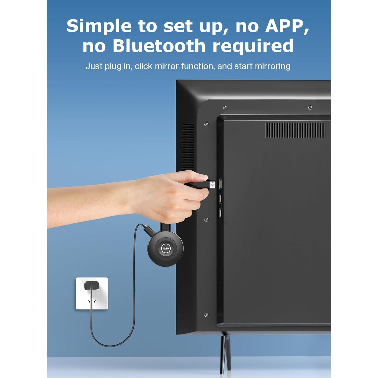 Adaptador HDMI Inalámbrico 4K DRYMOKINI para iOS Android