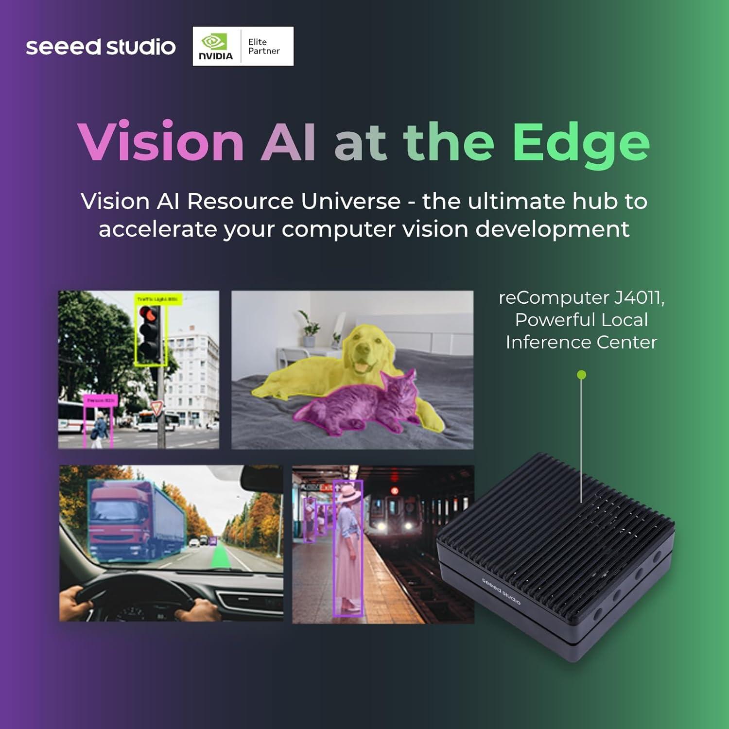 Dispositivo IA reComputer J4011 Seeed Studio con NVIDIA Orin NX 8GB