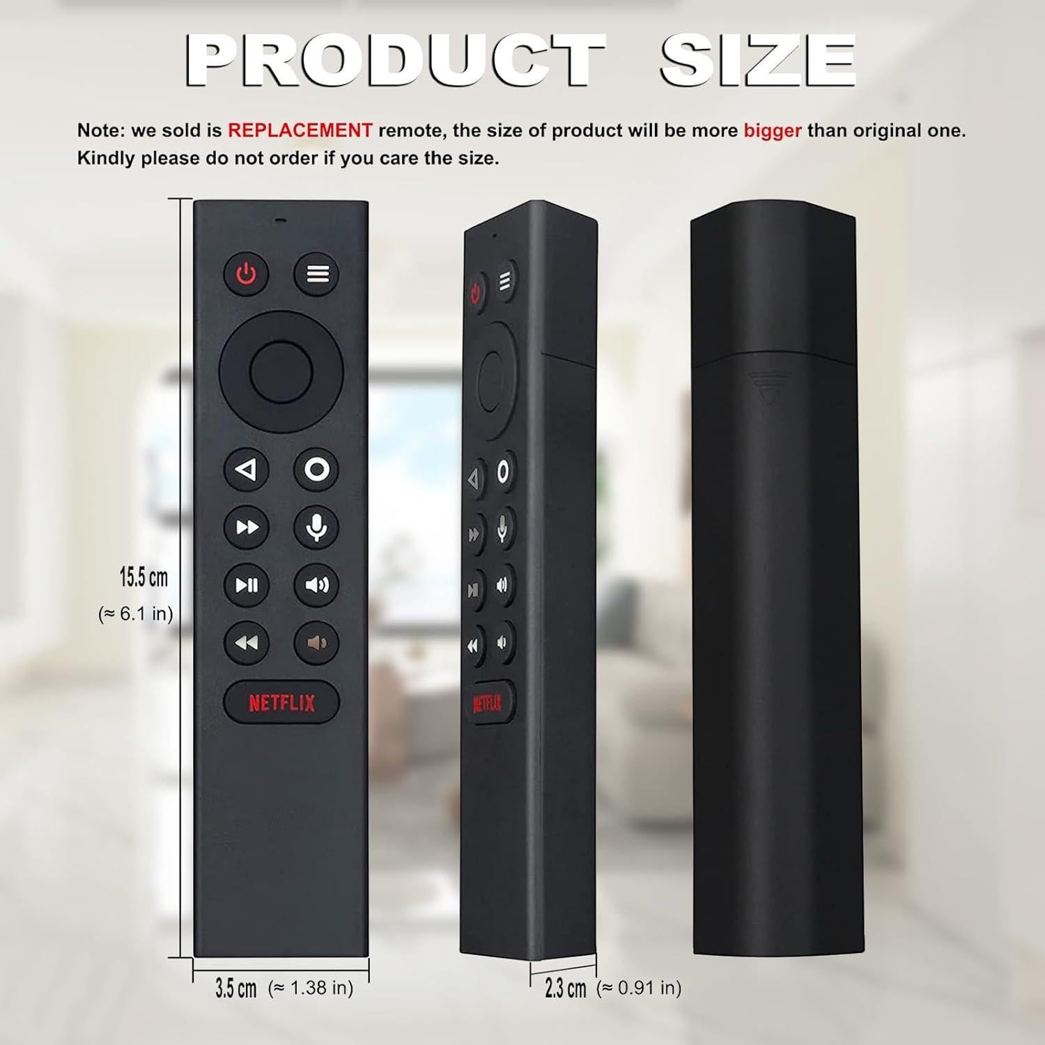 Control Remoto P3700 DeFascin para Nvidia Shield TV 2015/2017/2019